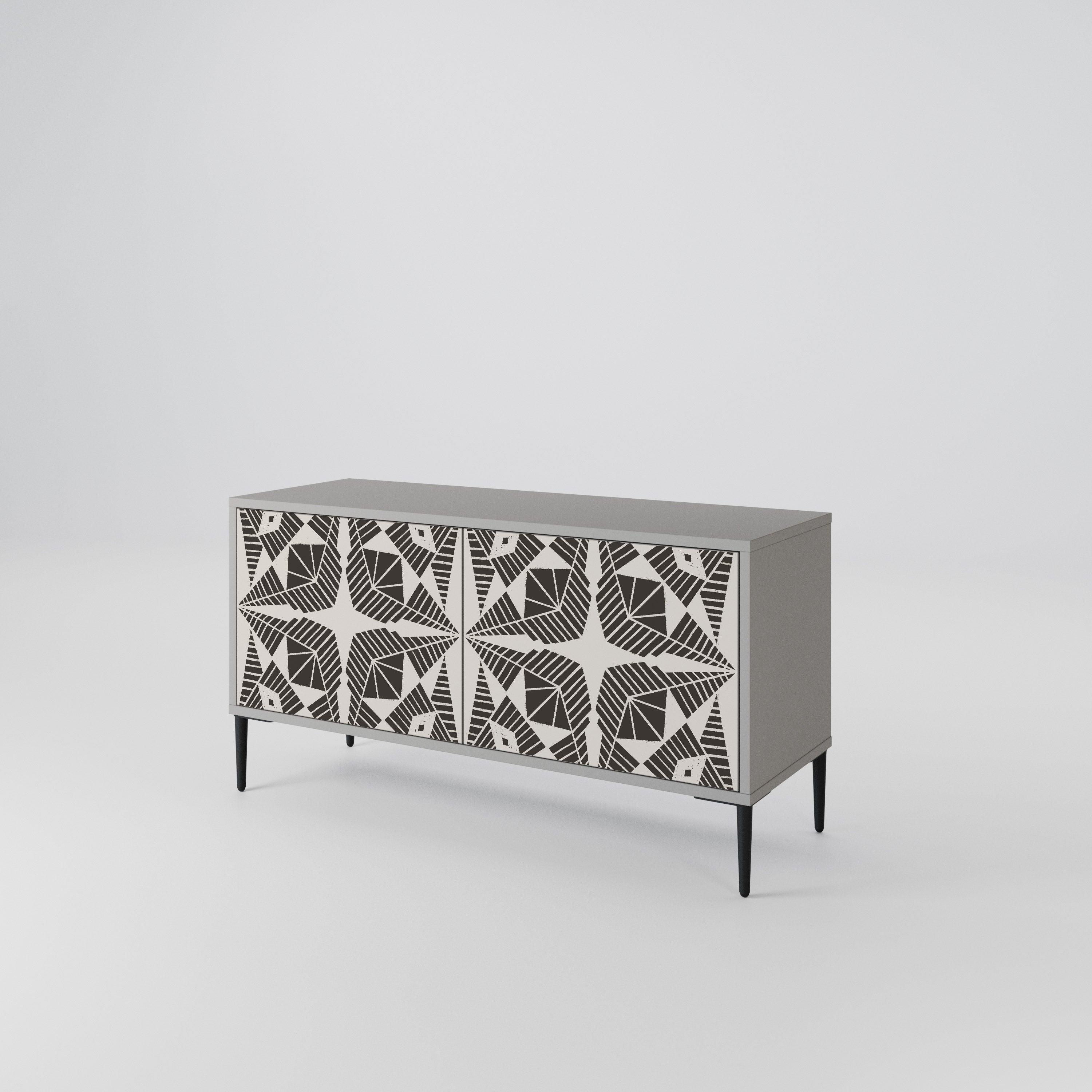 MONOCHROME NEXUS Kompaktní dvoudveřový TV stolek