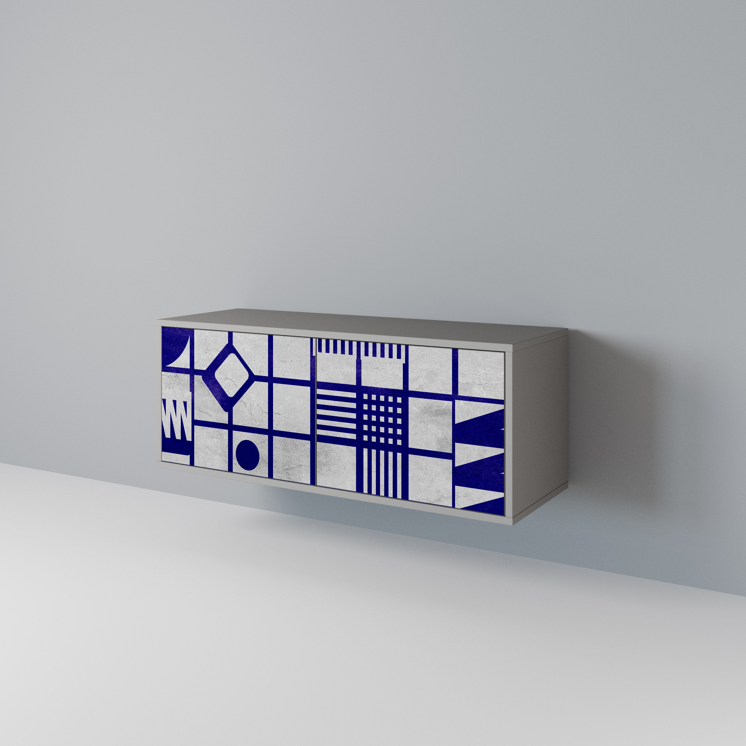 THE RIGHT PLACES Kompaktní dvoudveřový TV stolek