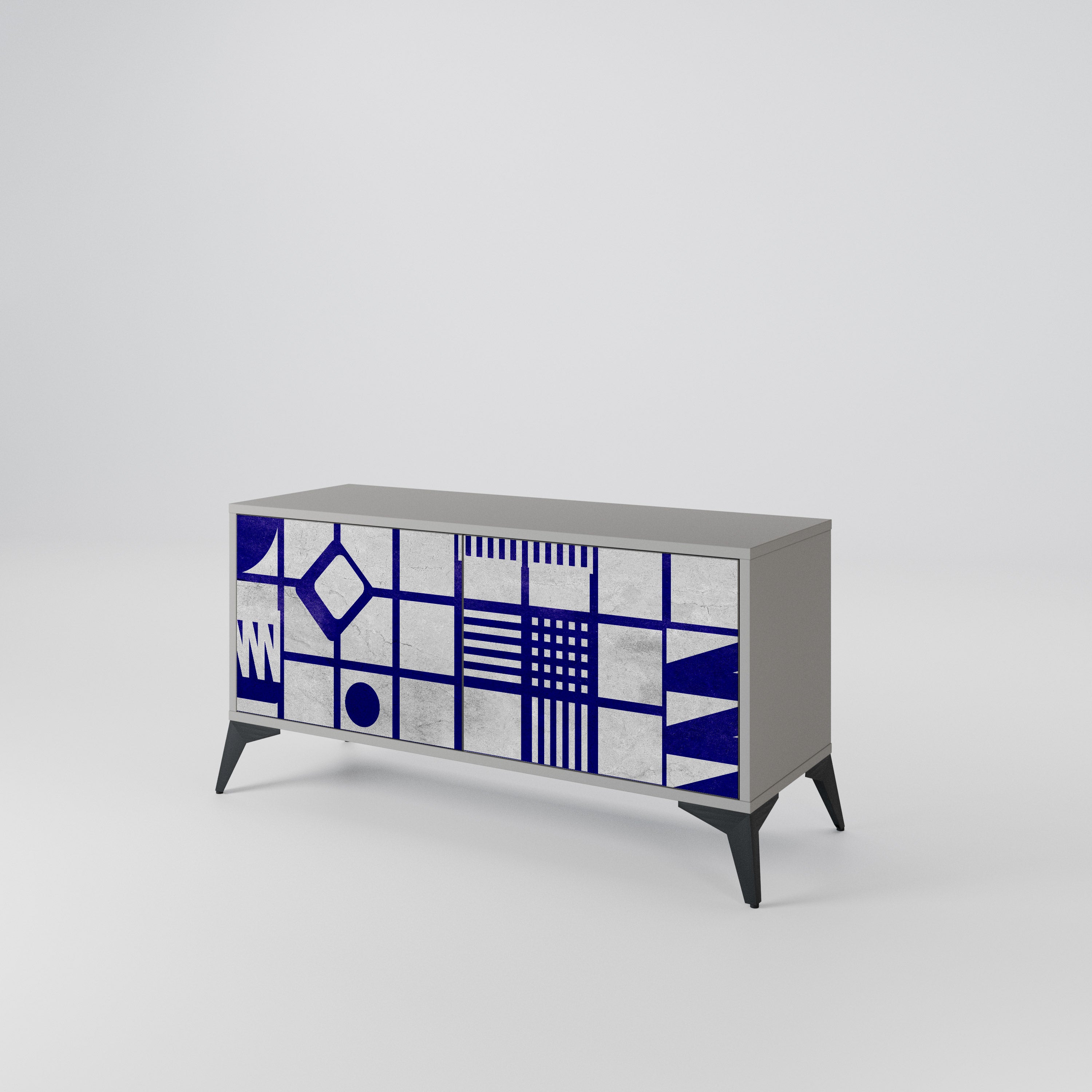 THE RIGHT PLACES Kompaktní dvoudveřový TV stolek