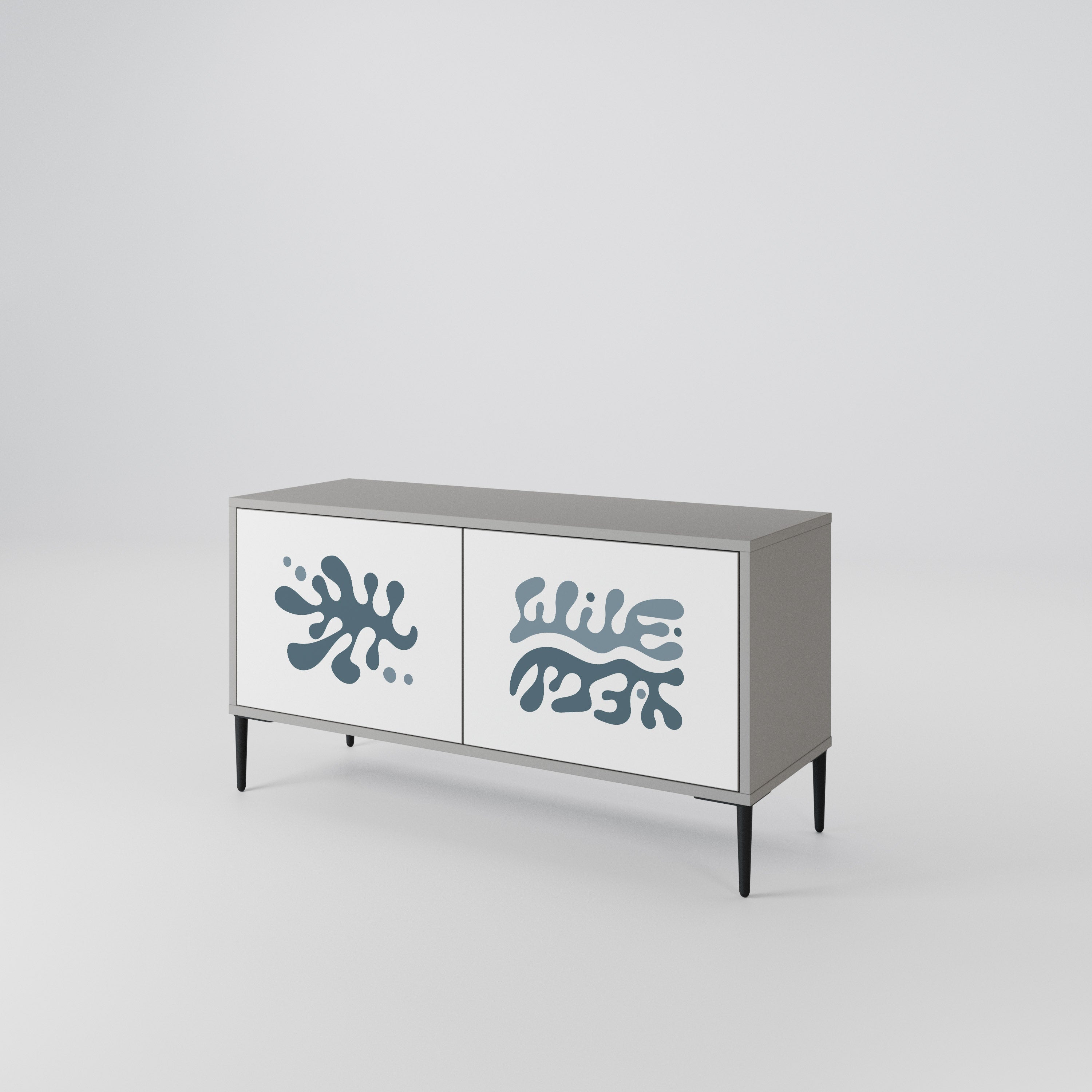 WONDERLAND VEGETATION Compact 2-Door TV Cabinet