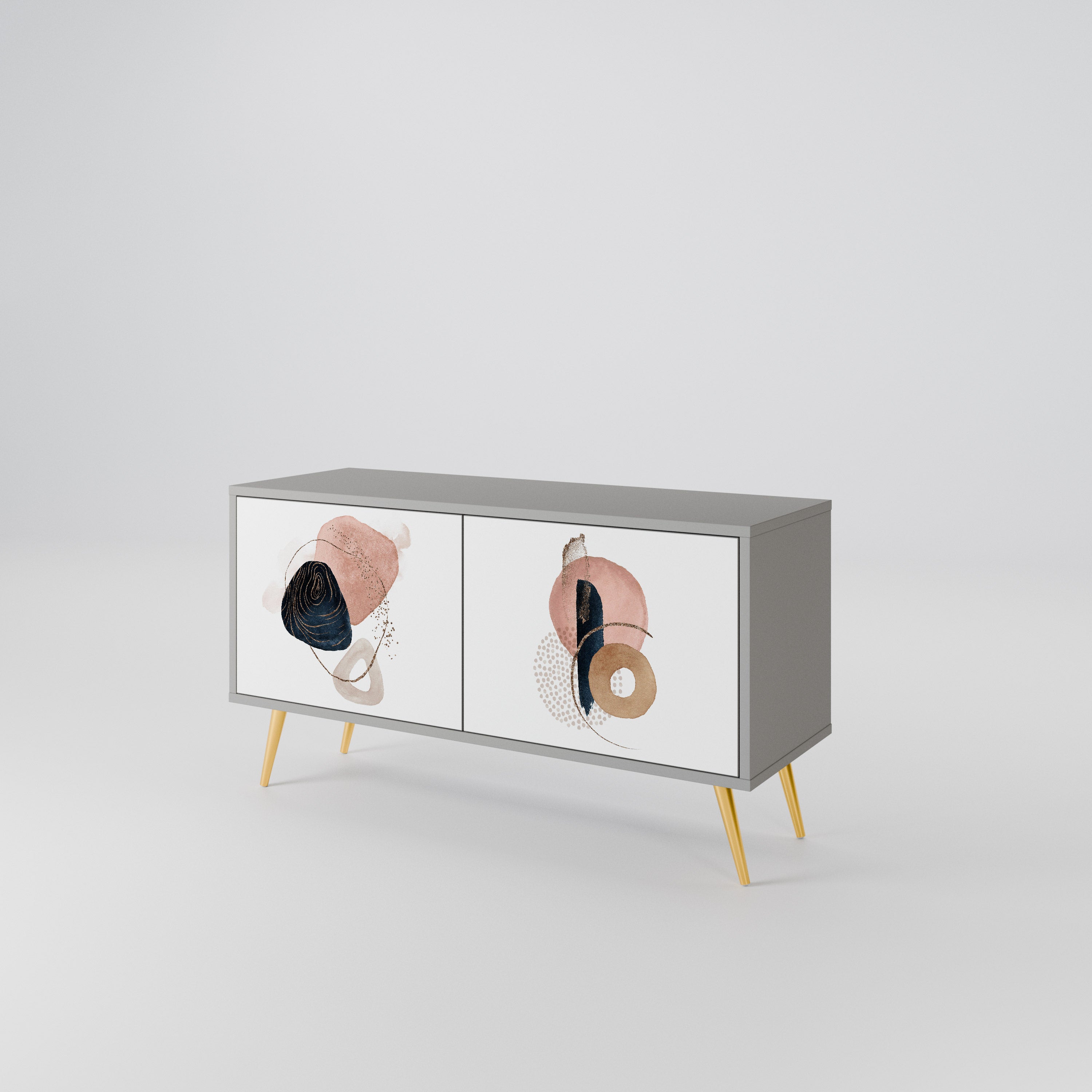 COLORFUL SHAPES Compact 2-Door TV Cabinet