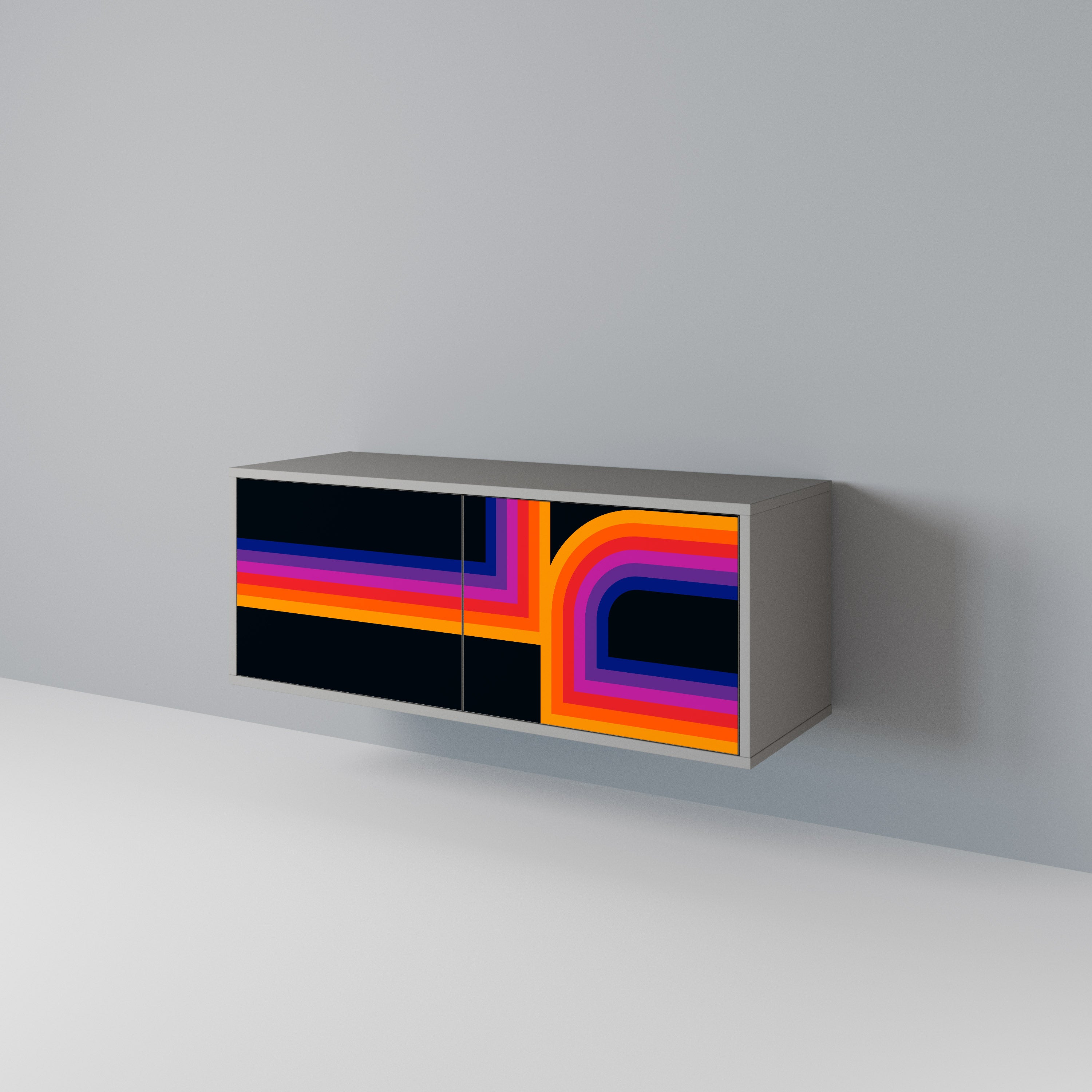 BLINDED BY THE LIGHTS Συμπαγές έπιπλο τηλεόρασης 2-θυρών