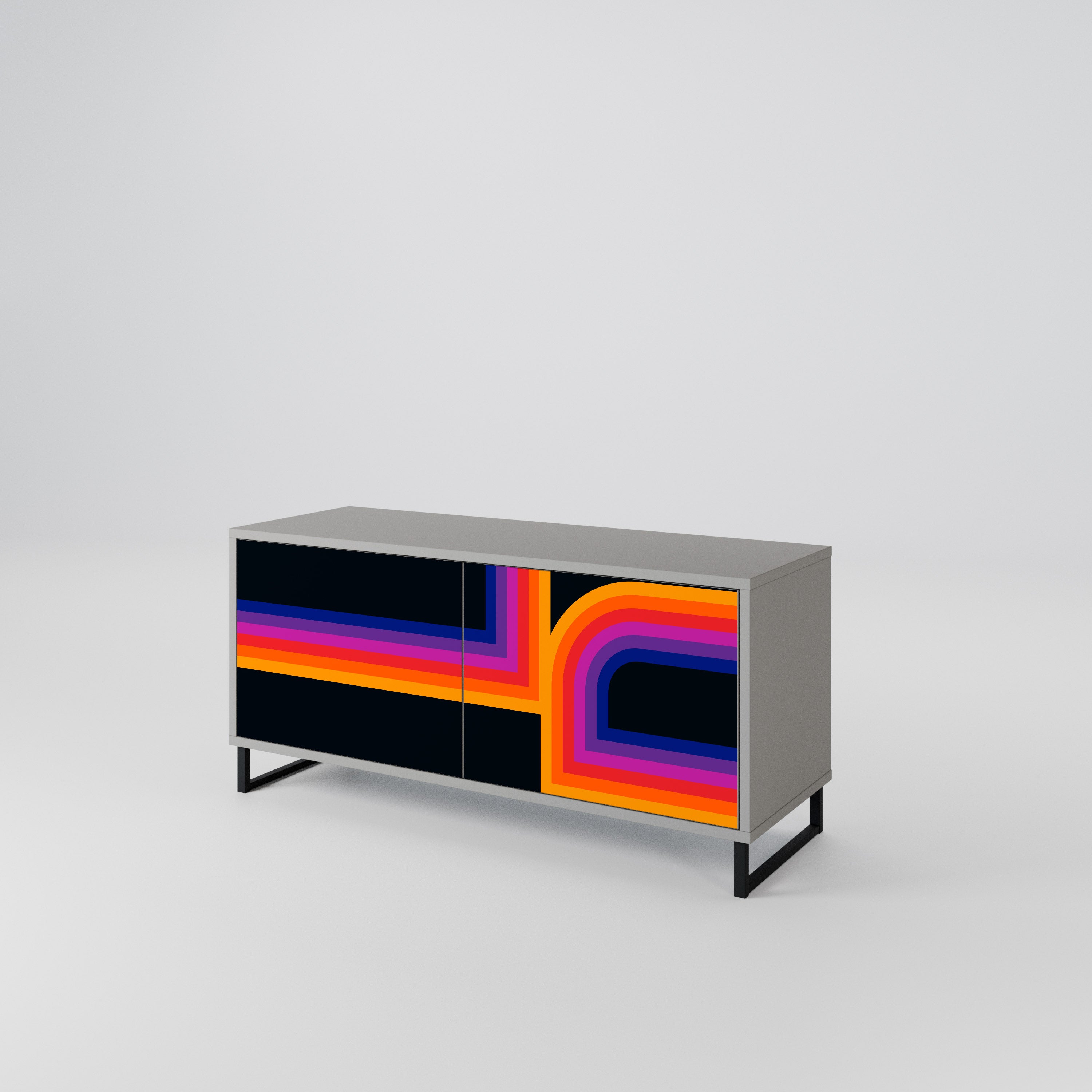 BLINDED BY THE LIGHTS Συμπαγές έπιπλο τηλεόρασης 2-θυρών