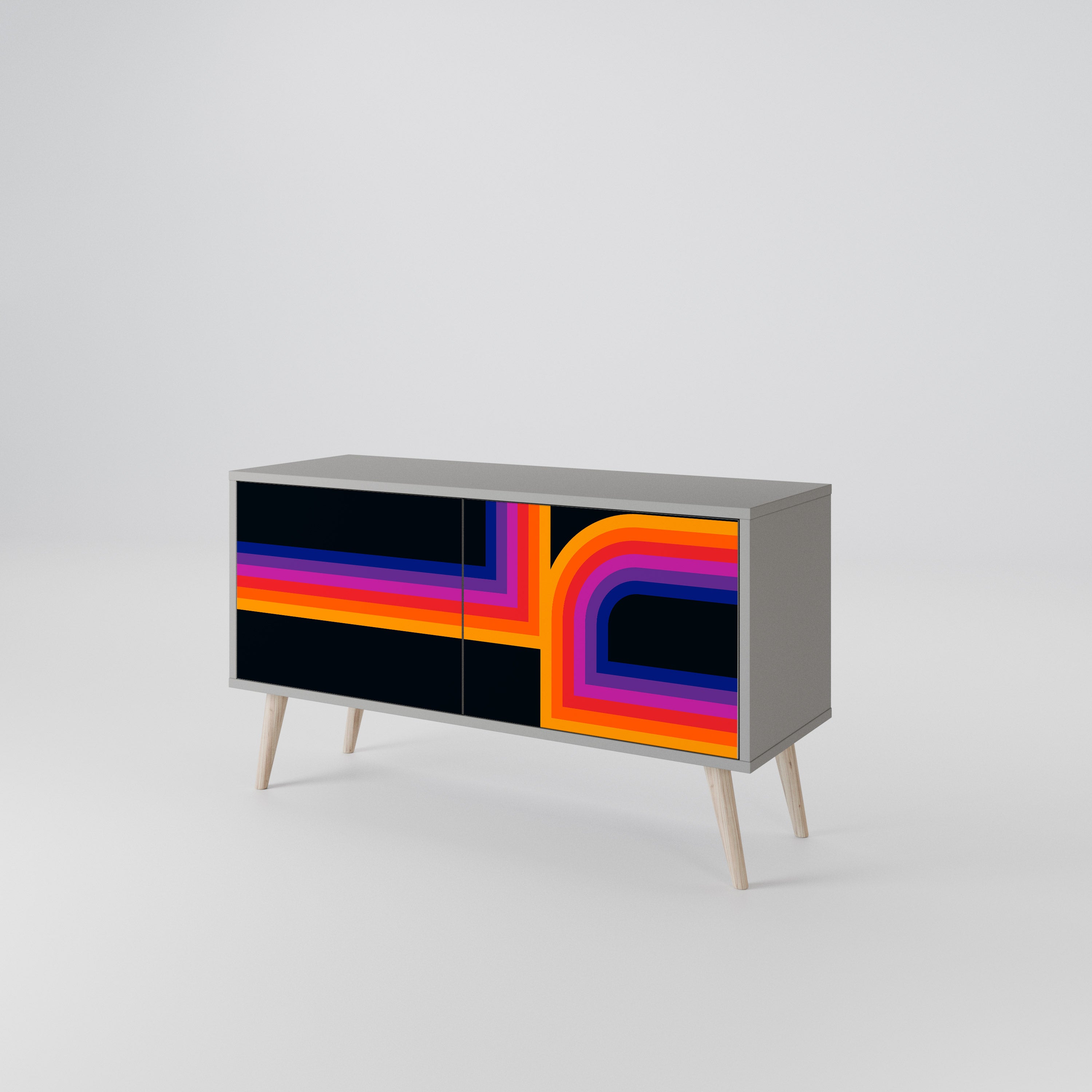 BLINDED BY THE LIGHTS Συμπαγές έπιπλο τηλεόρασης 2-θυρών