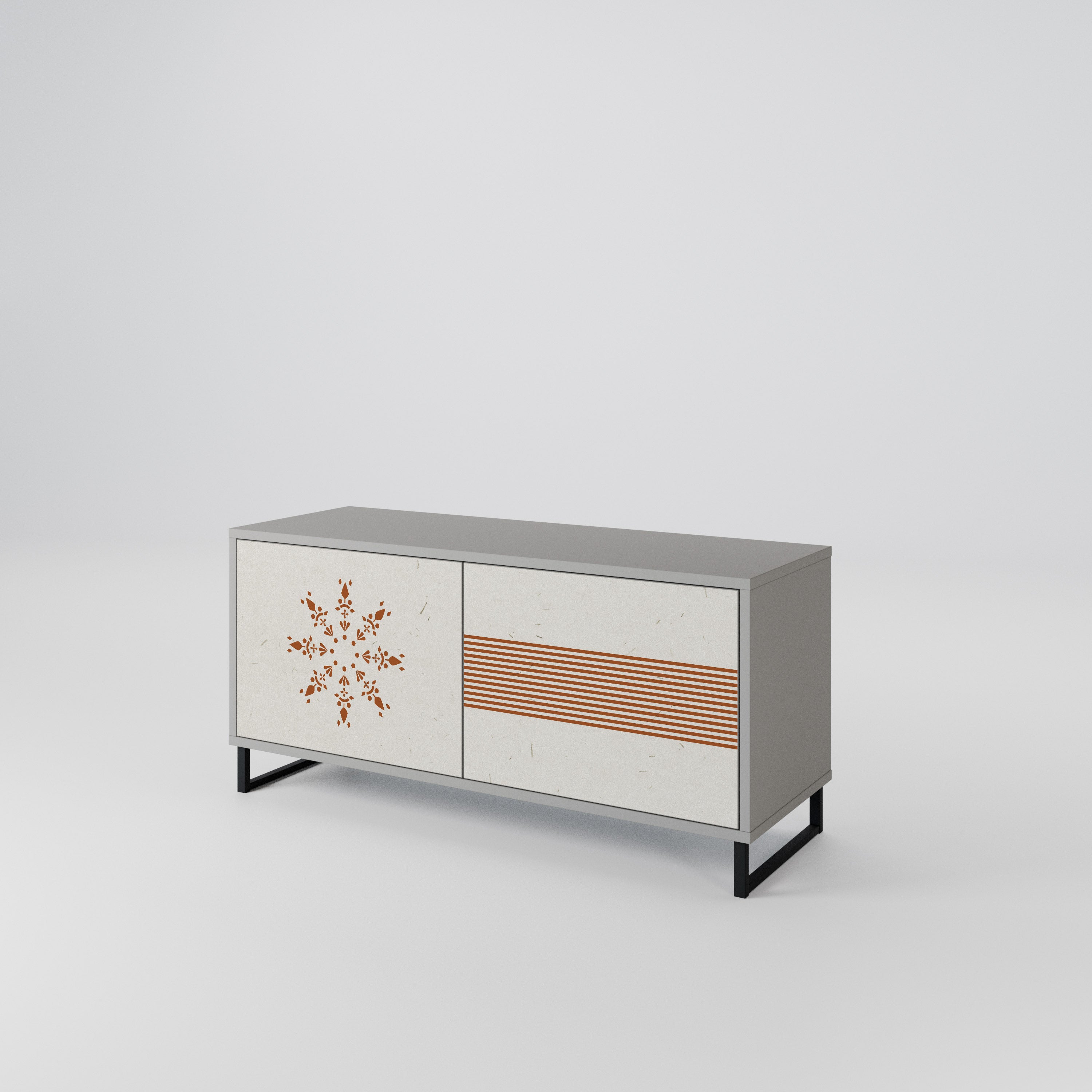 DAILY HARMONY Συμπαγές έπιπλο τηλεόρασης 2-θυρών