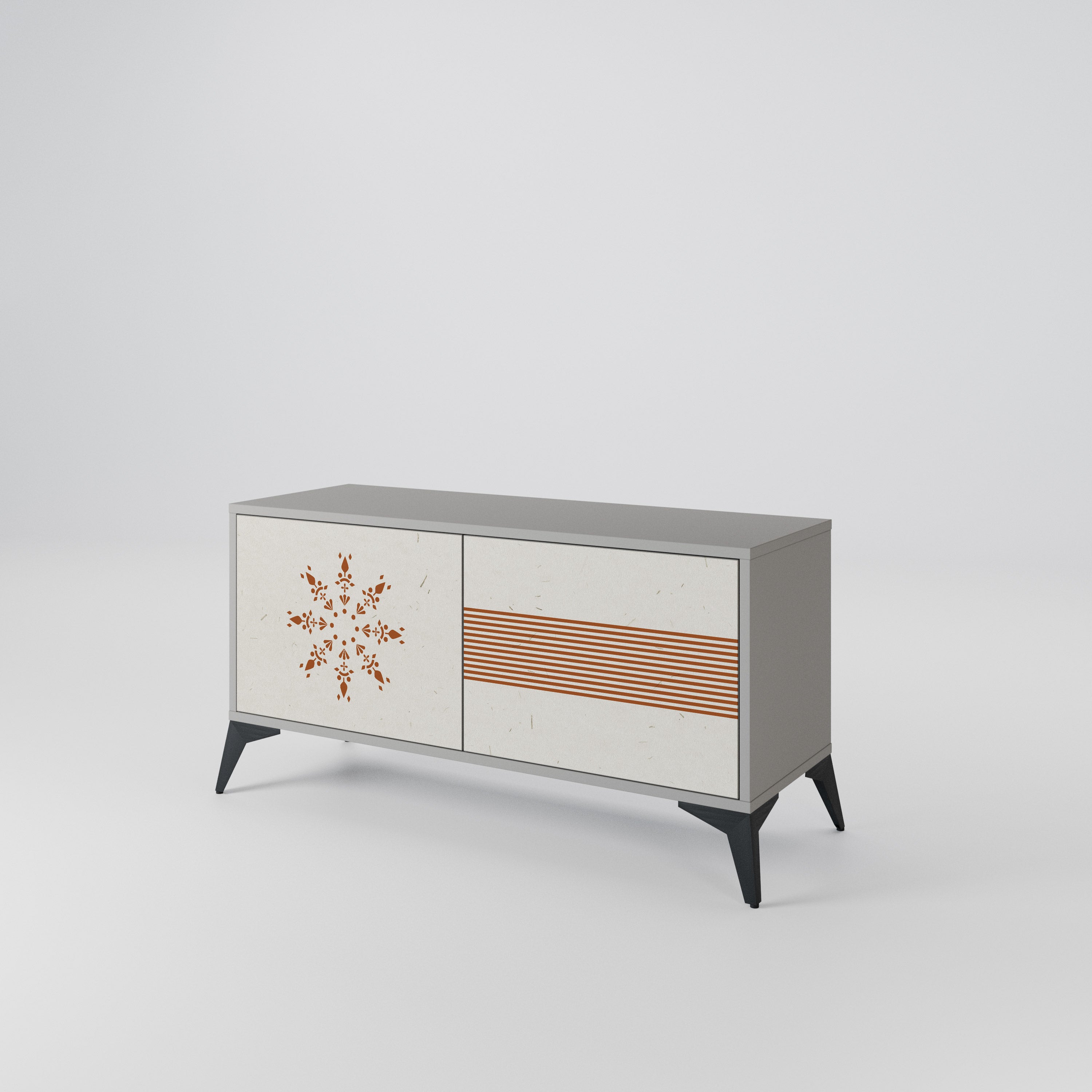 DAILY HARMONY Συμπαγές έπιπλο τηλεόρασης 2-θυρών