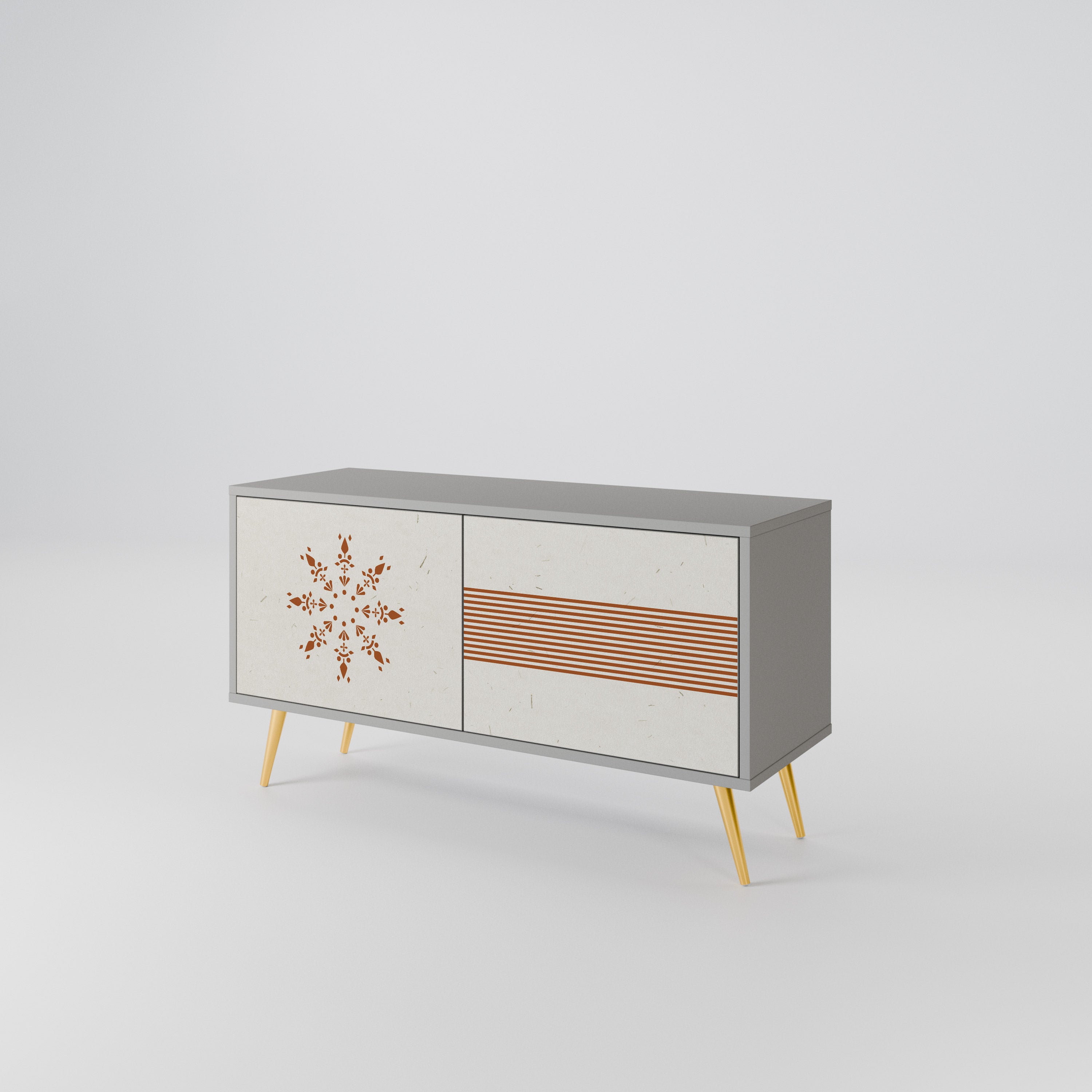 DAILY HARMONY Συμπαγές έπιπλο τηλεόρασης 2-θυρών