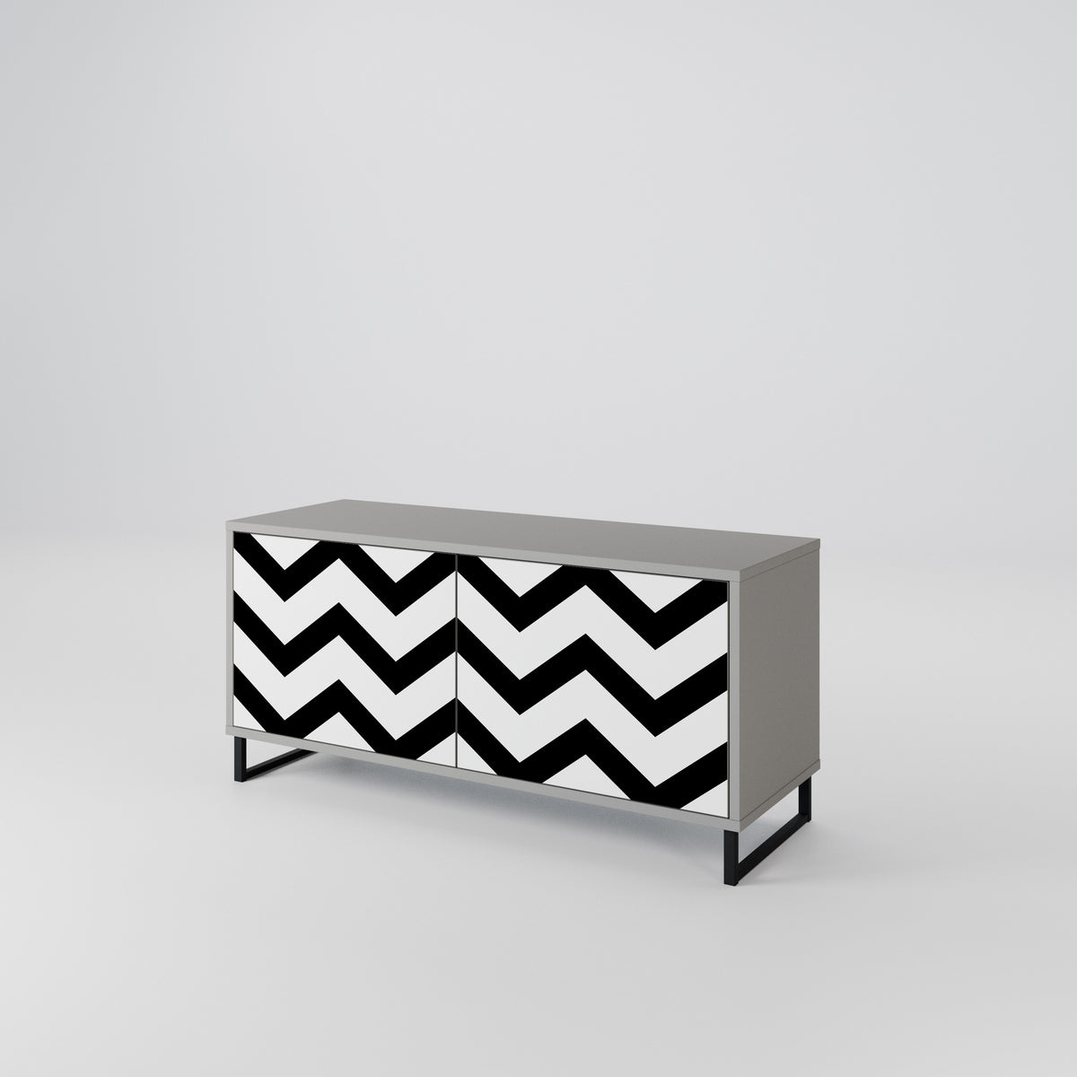 CLASSIC ZIG ZAG Συμπαγές έπιπλο τηλεόρασης 2-θυρών