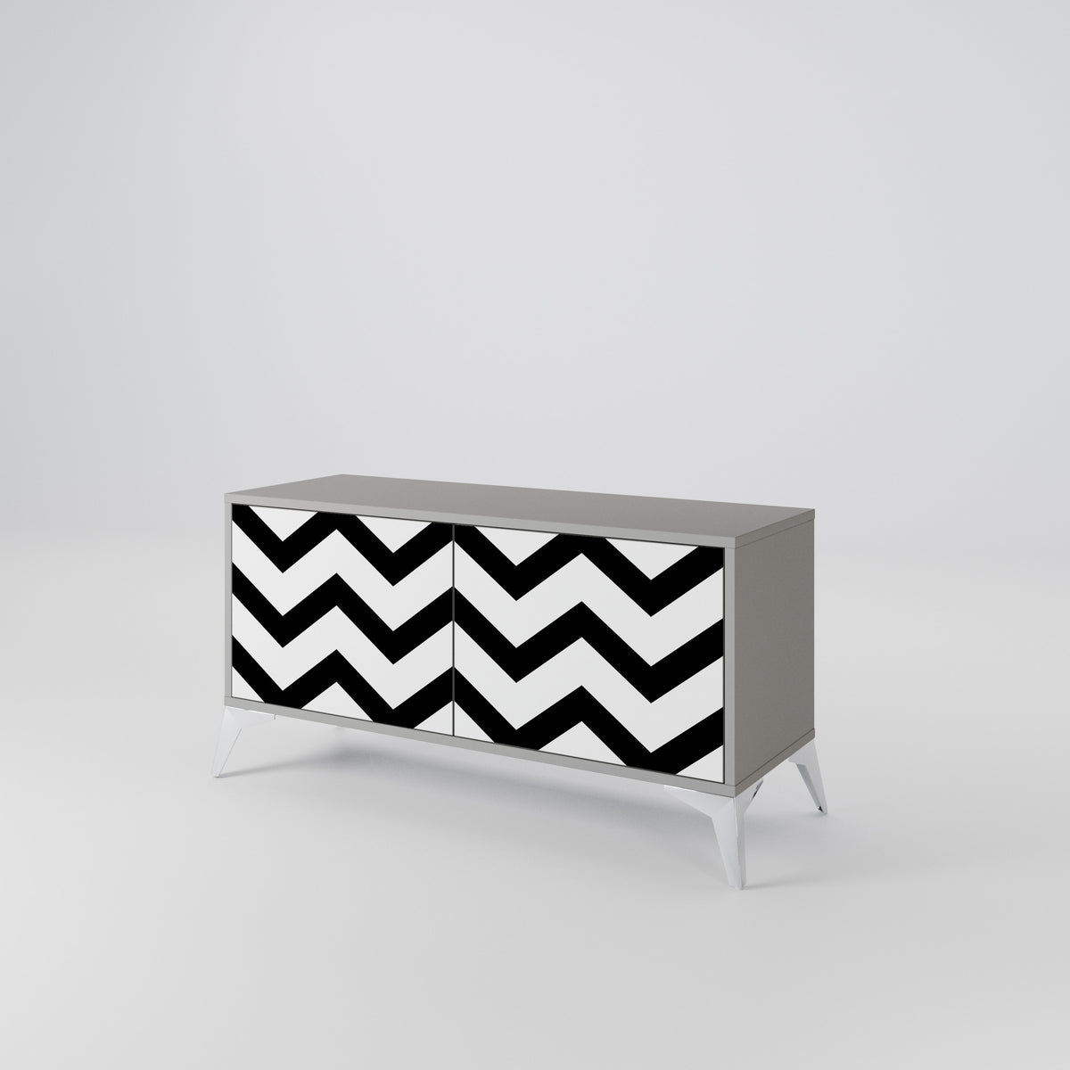CLASSIC ZIG ZAG Συμπαγές έπιπλο τηλεόρασης 2-θυρών