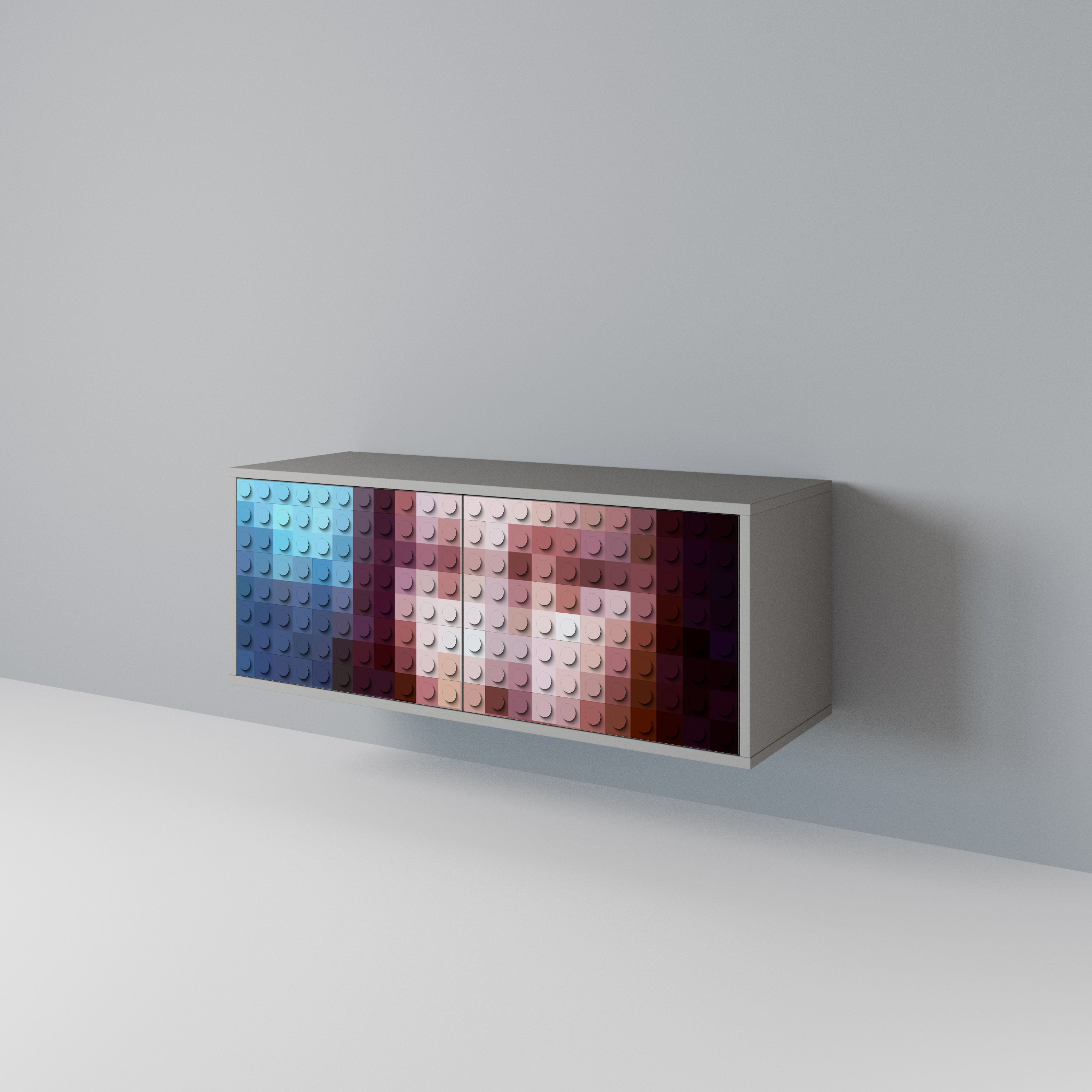 CONSTRUCTIVE ART Συμπαγές έπιπλο τηλεόρασης 2-θυρών