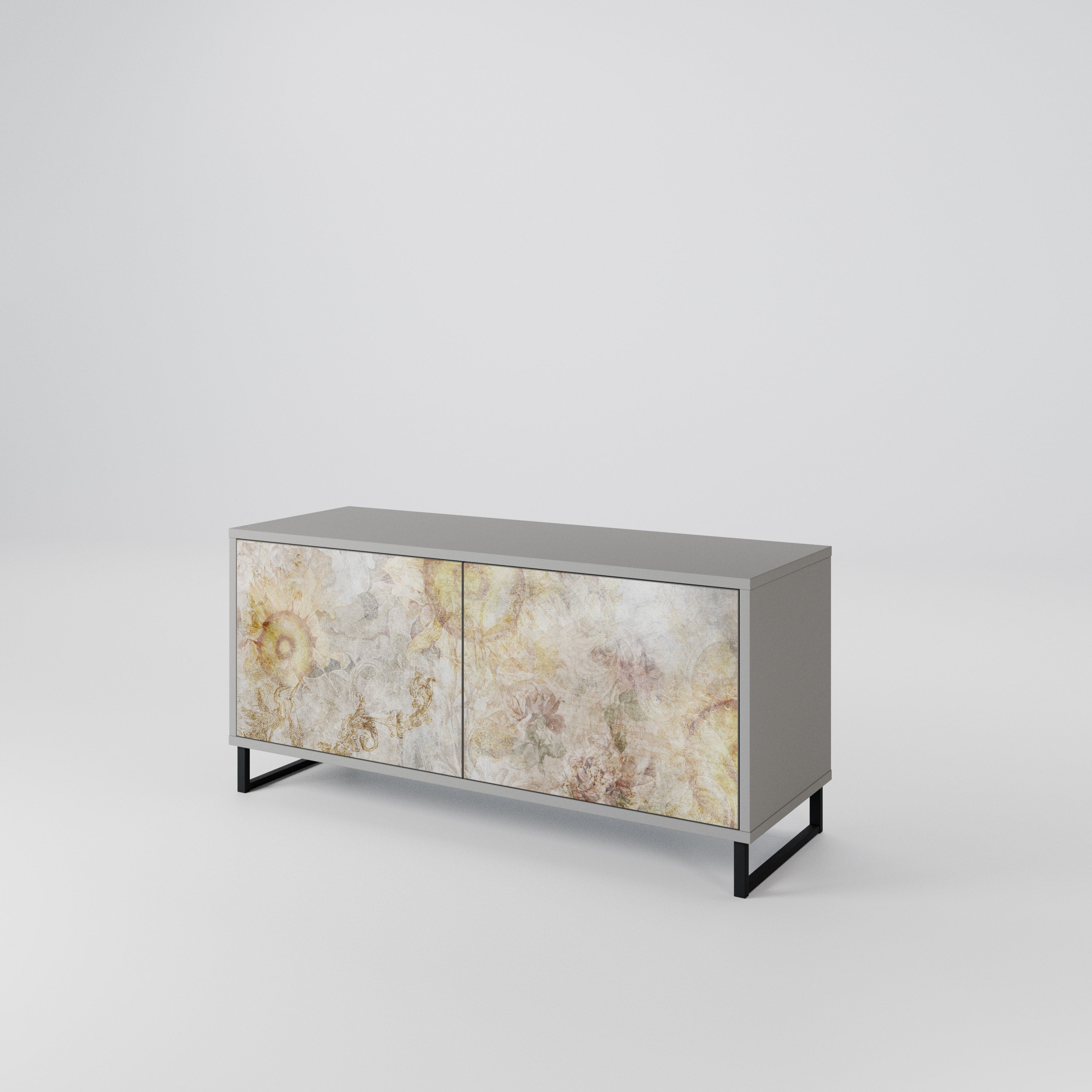 SUNFLOWER BLUR Συμπαγές έπιπλο τηλεόρασης 2-θυρών