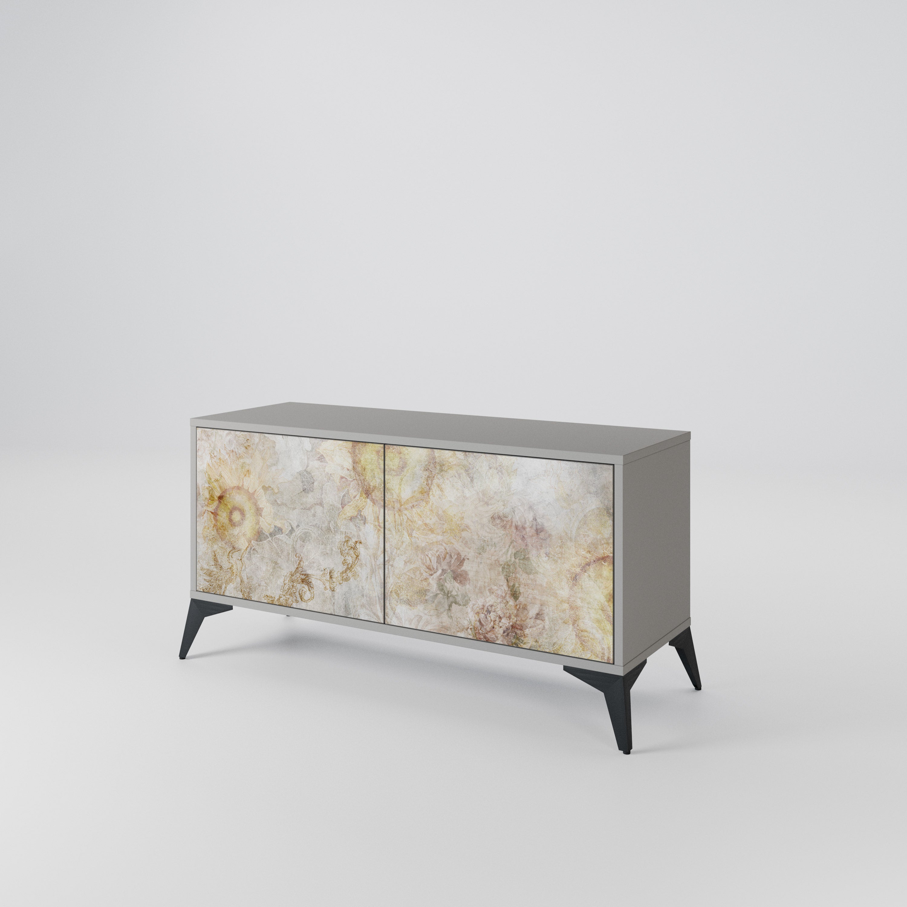 SUNFLOWER BLUR Συμπαγές έπιπλο τηλεόρασης 2-θυρών