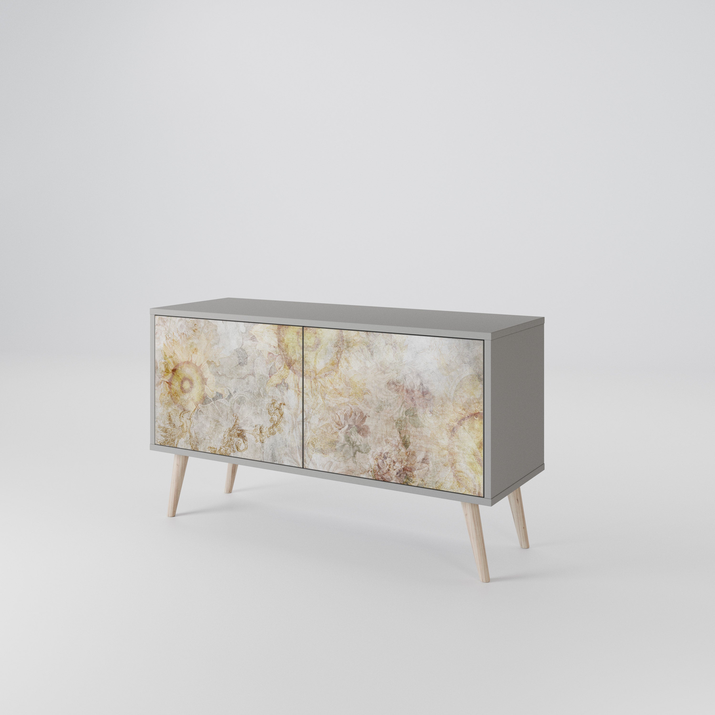 SUNFLOWER BLUR Συμπαγές έπιπλο τηλεόρασης 2-θυρών