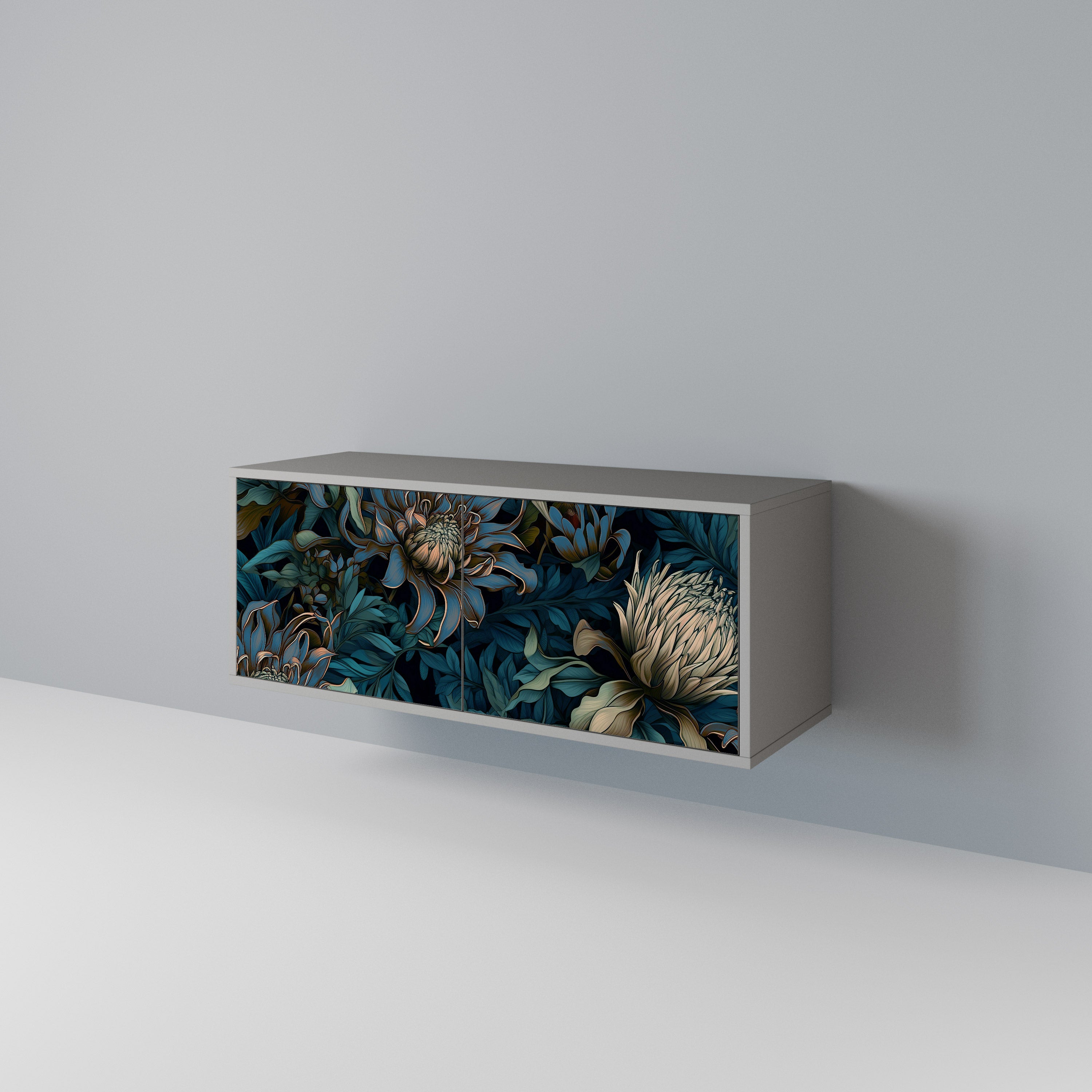 TWILIGHT BLOOM Συμπαγές έπιπλο τηλεόρασης 2-θυρών