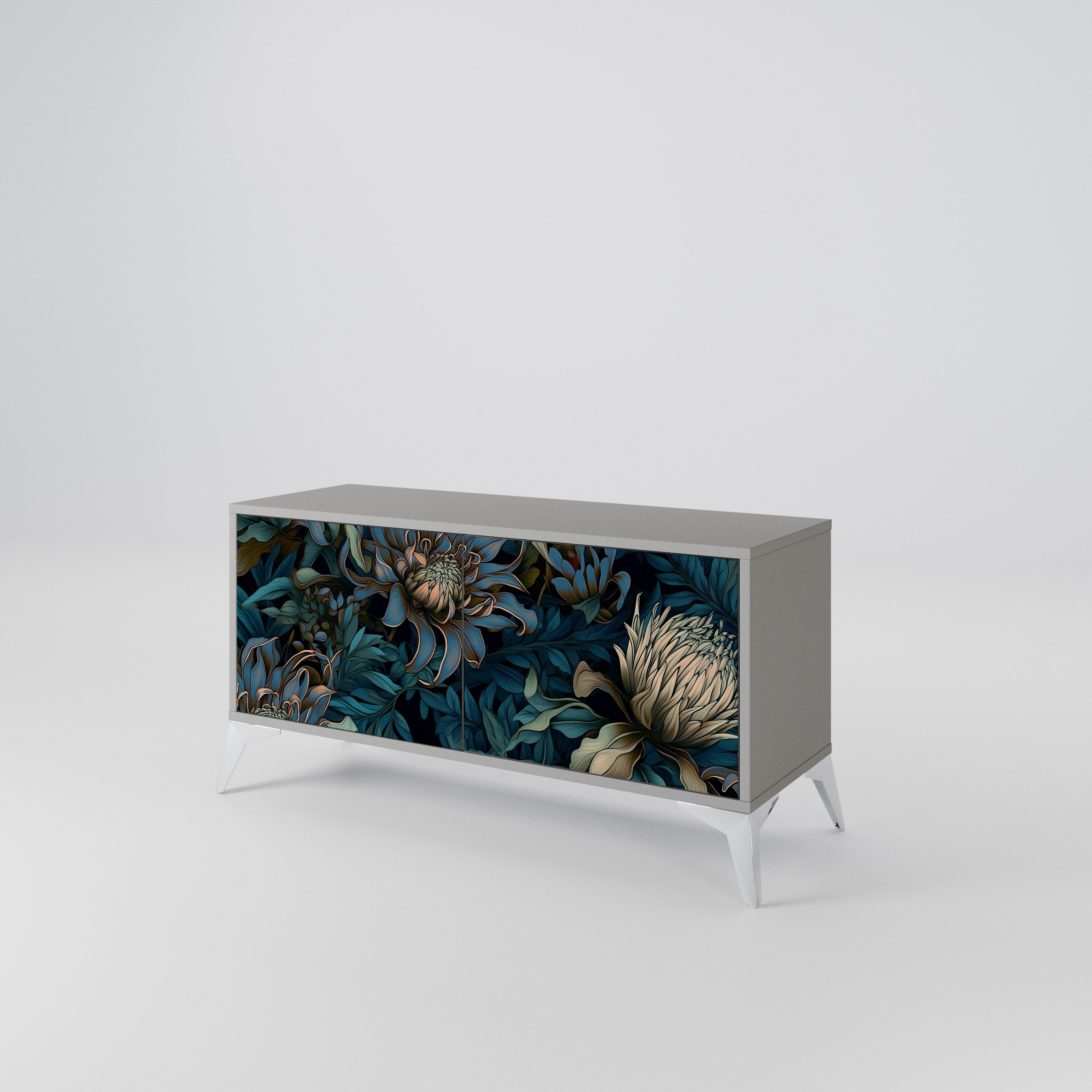 TWILIGHT BLOOM Συμπαγές έπιπλο τηλεόρασης 2-θυρών