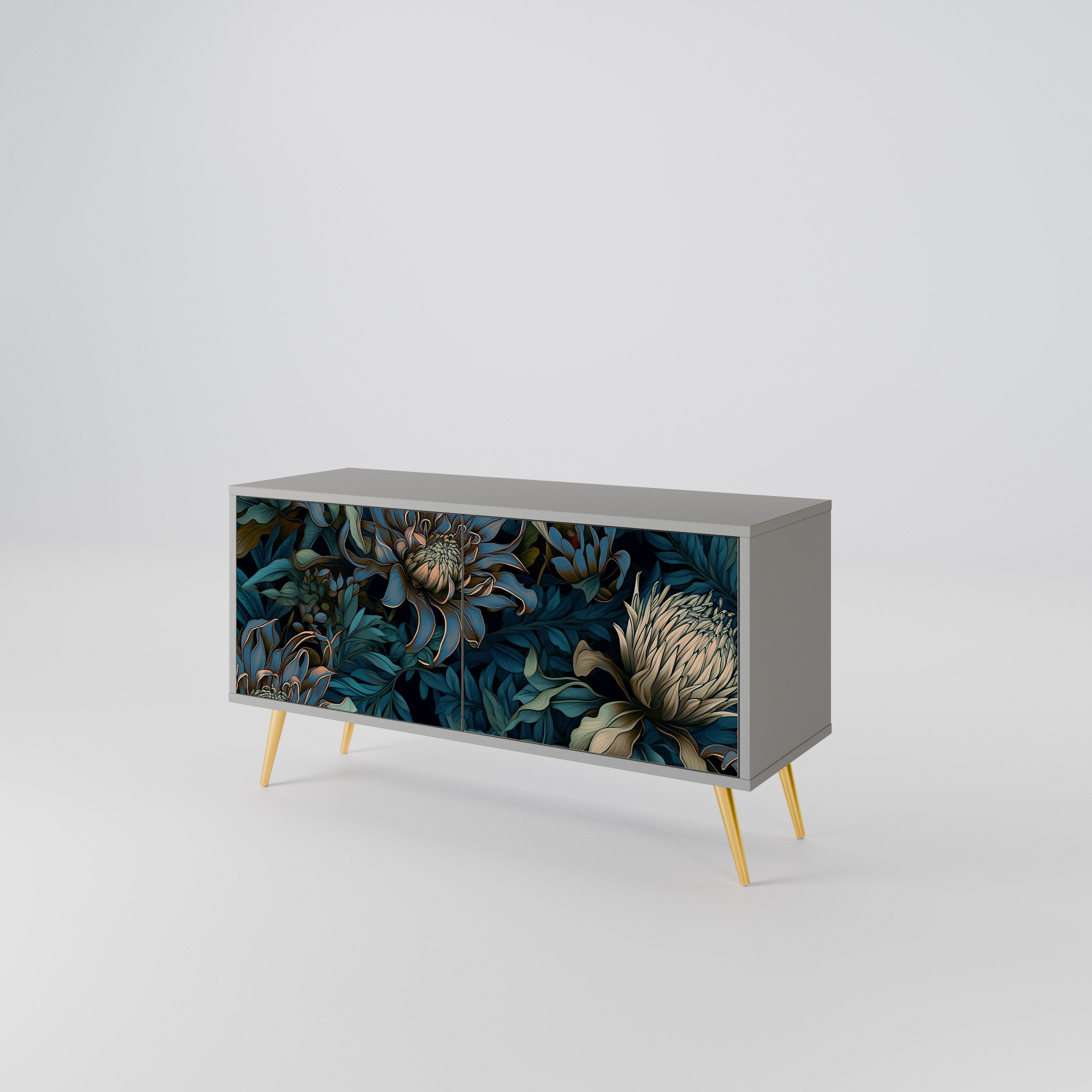 TWILIGHT BLOOM Συμπαγές έπιπλο τηλεόρασης 2-θυρών