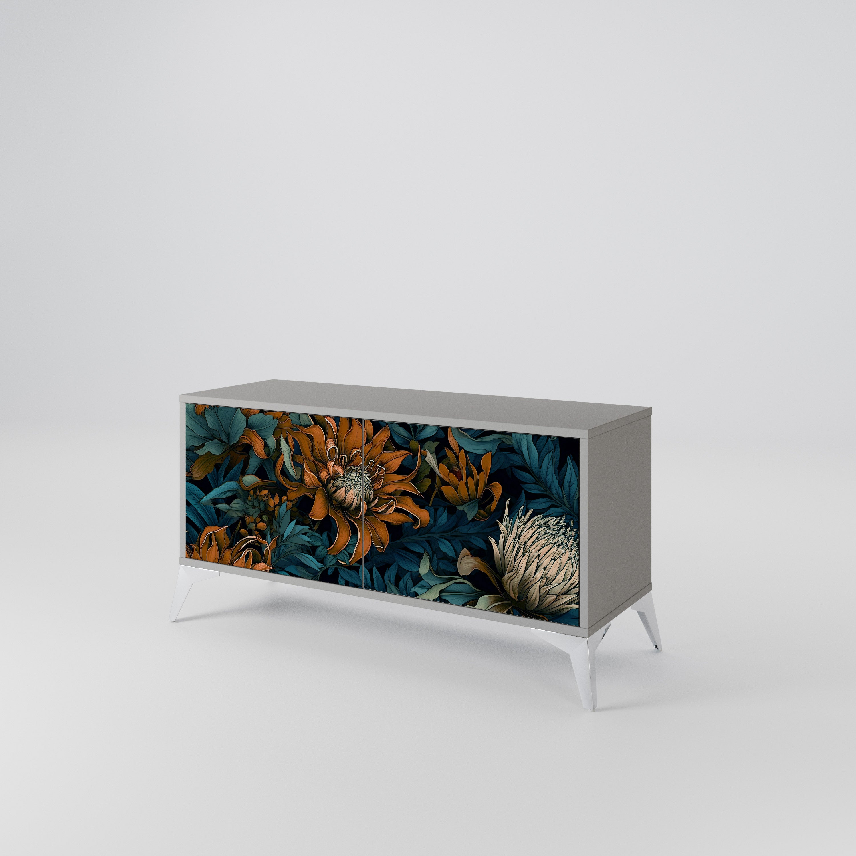 MORNING BLOOM Συμπαγές έπιπλο τηλεόρασης 2-θυρών