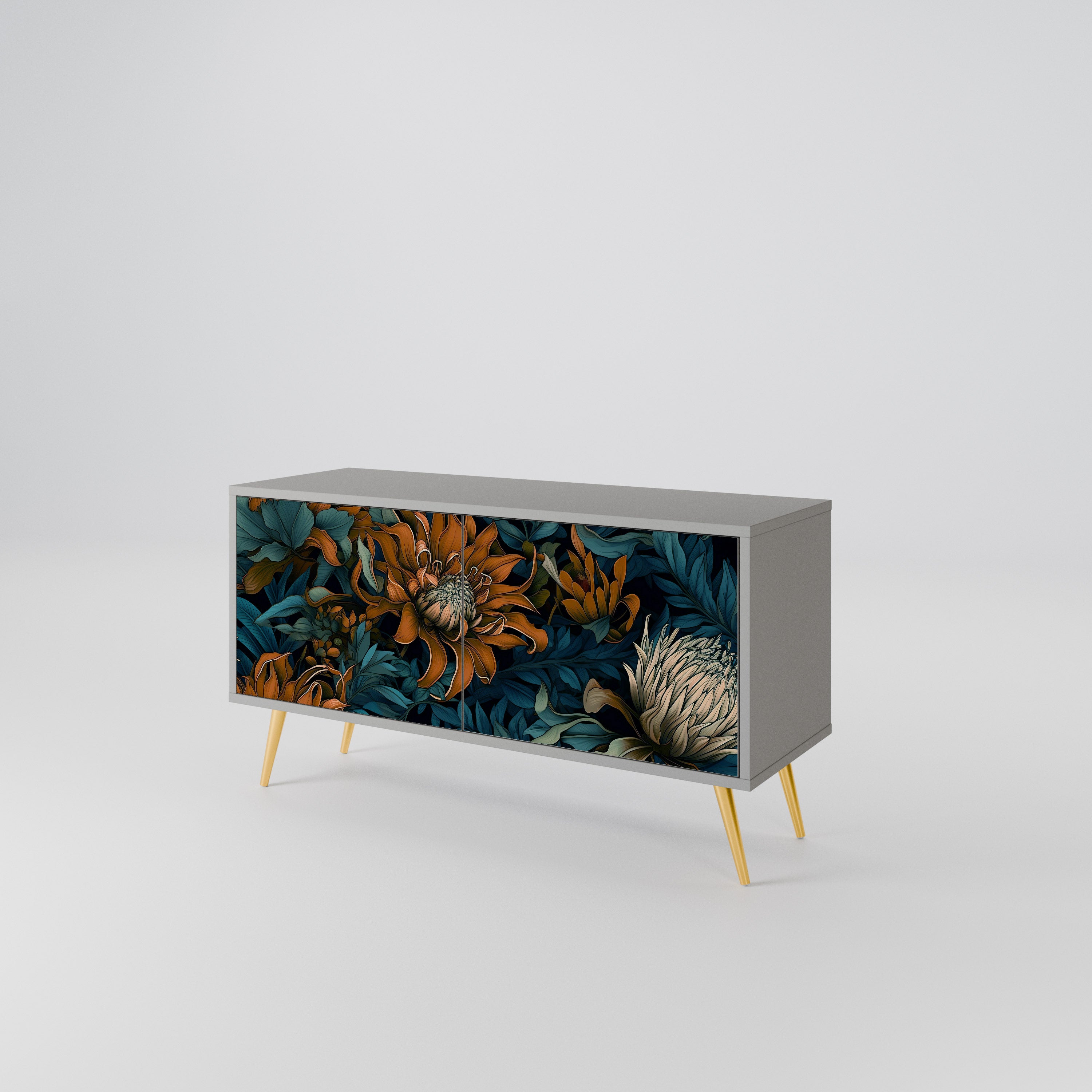 MORNING BLOOM Συμπαγές έπιπλο τηλεόρασης 2-θυρών