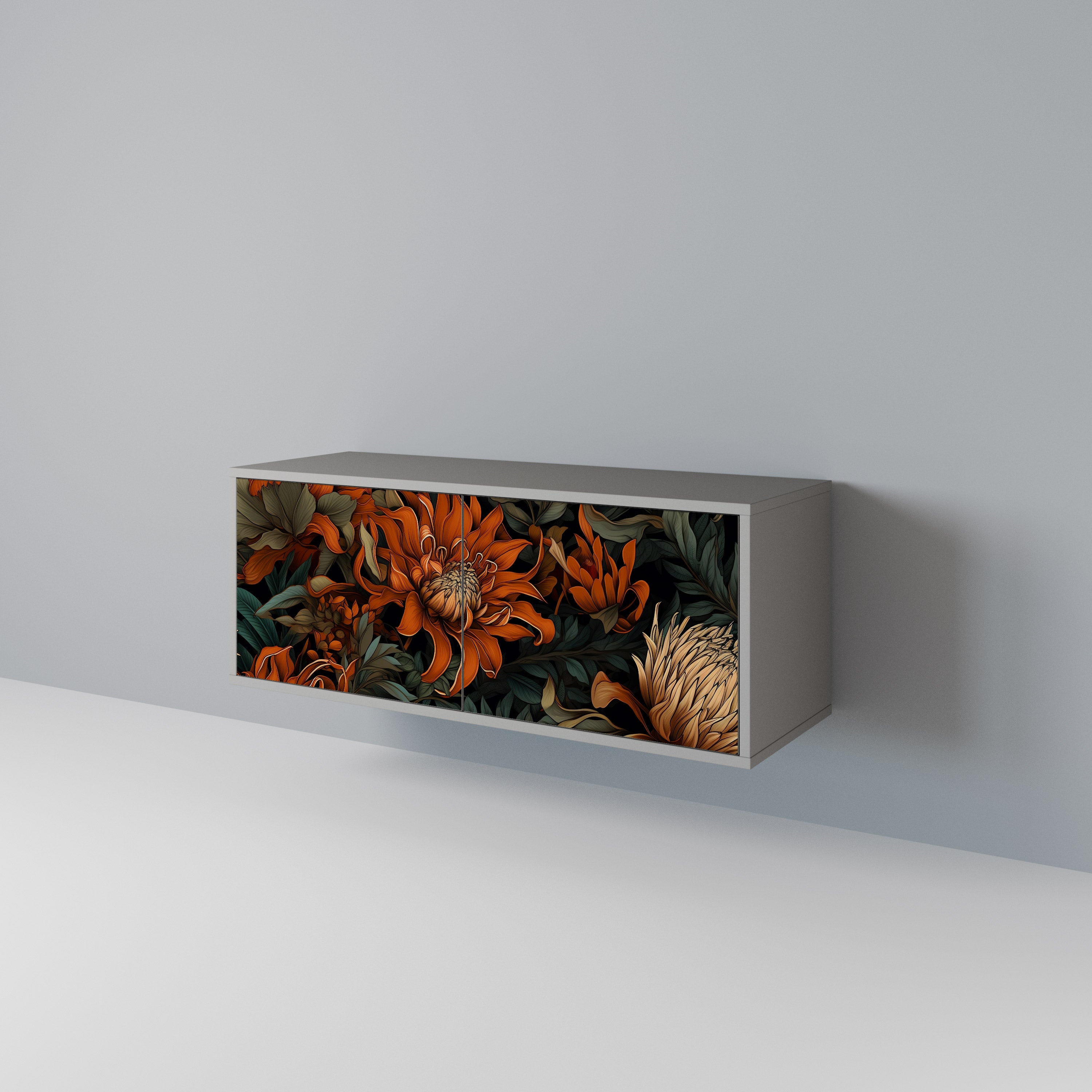 DAWN BLOOM Compact 2-Door TV Cabinet