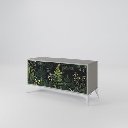 FERN FLOWERS Συμπαγές έπιπλο τηλεόρασης 2-θυρών