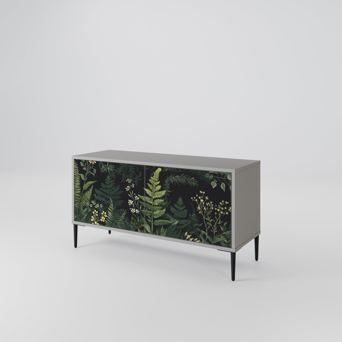 FERN FLOWERS Συμπαγές έπιπλο τηλεόρασης 2-θυρών