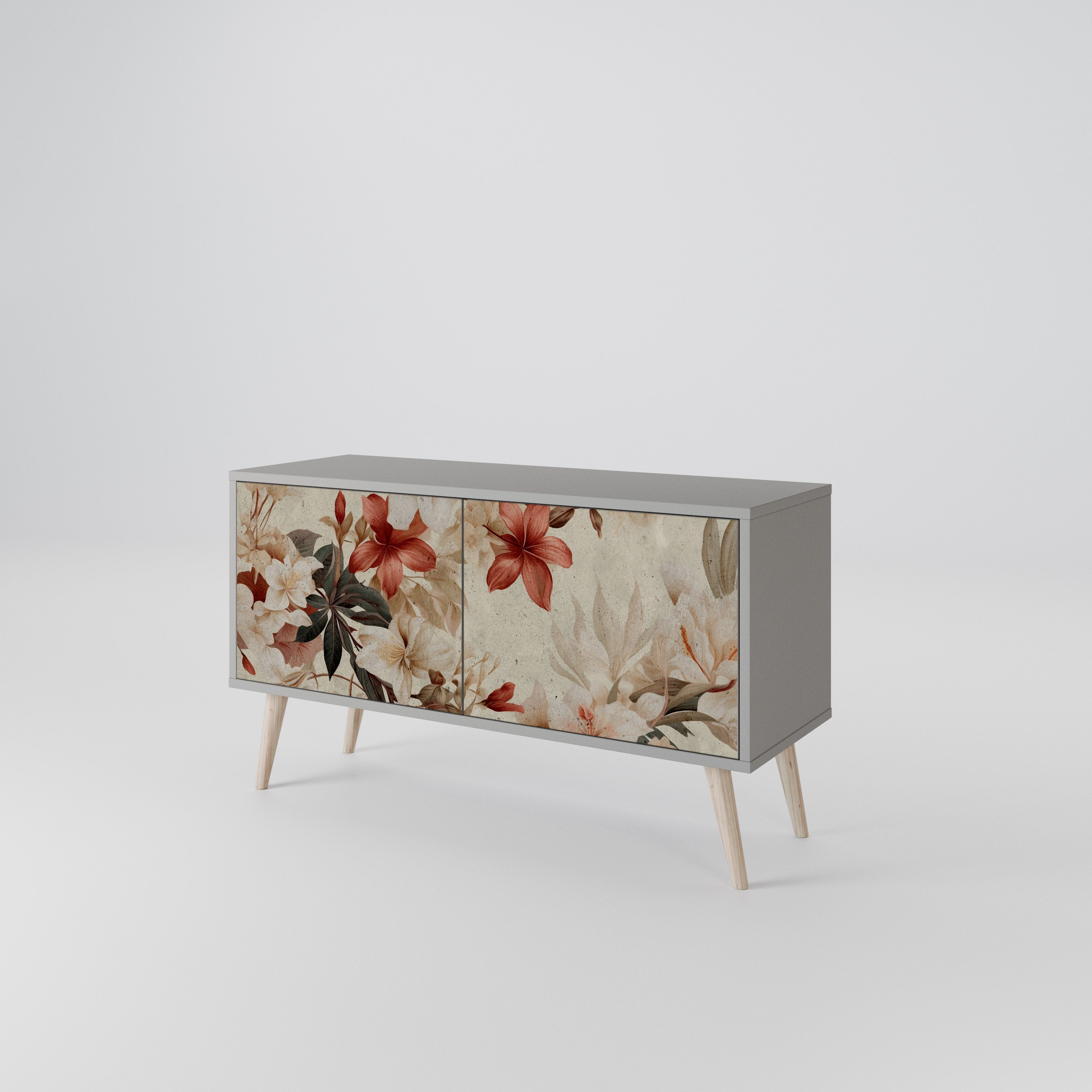 PETAL HARMONY Compact 2-Door TV Cabinet