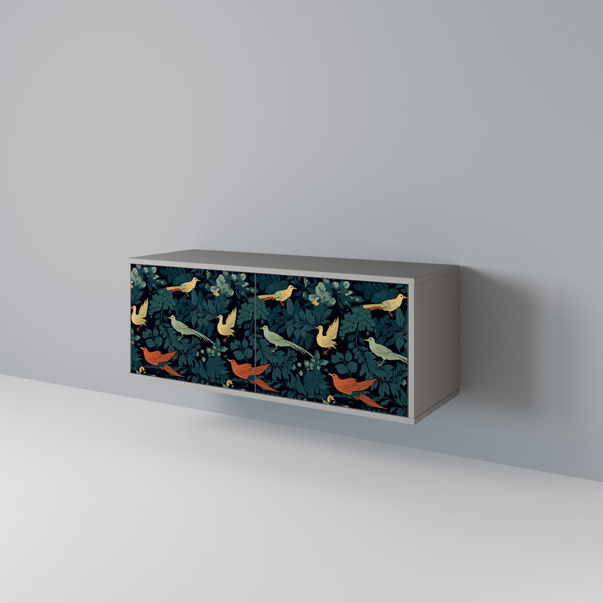 FOWL ORNAMENT Kompaktes 2-türiges TV-Lowboard