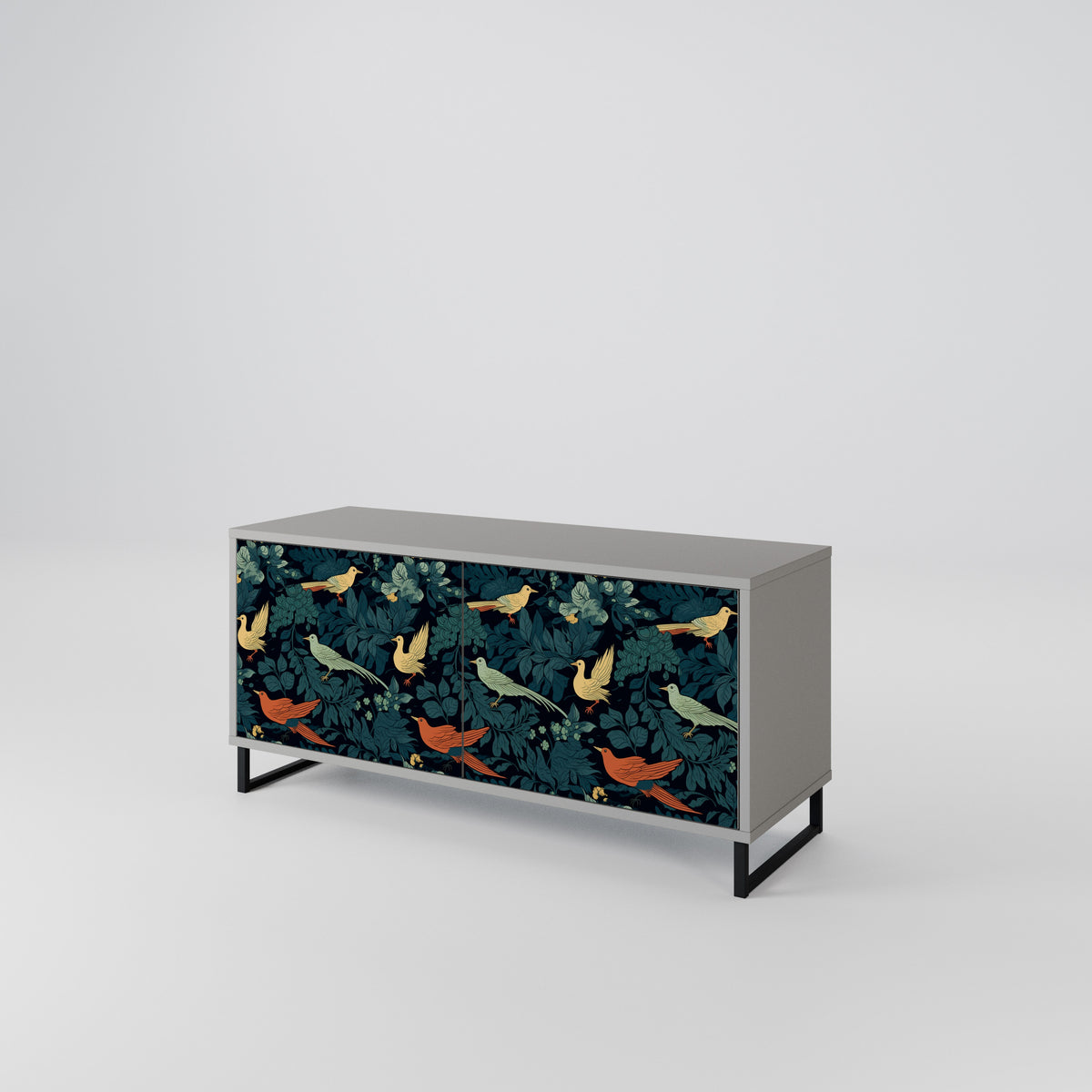 FOWL ORNAMENT Mobile TV Compatto a 2 Ante