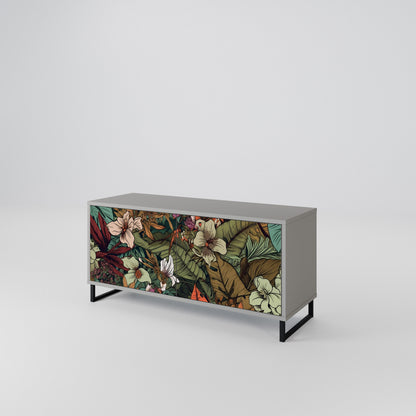 BOTANICAL EMERGENCE Mueble de TV Compacto de 2 puertas