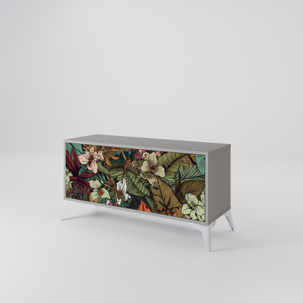 BOTANICAL EMERGENCE Kompakt TV-bänk med 2 dörrar