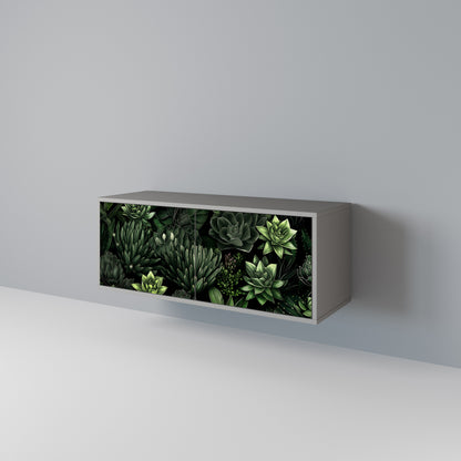 SUCCULENT JUNGLE Mueble de TV Compacto de 2 puertas