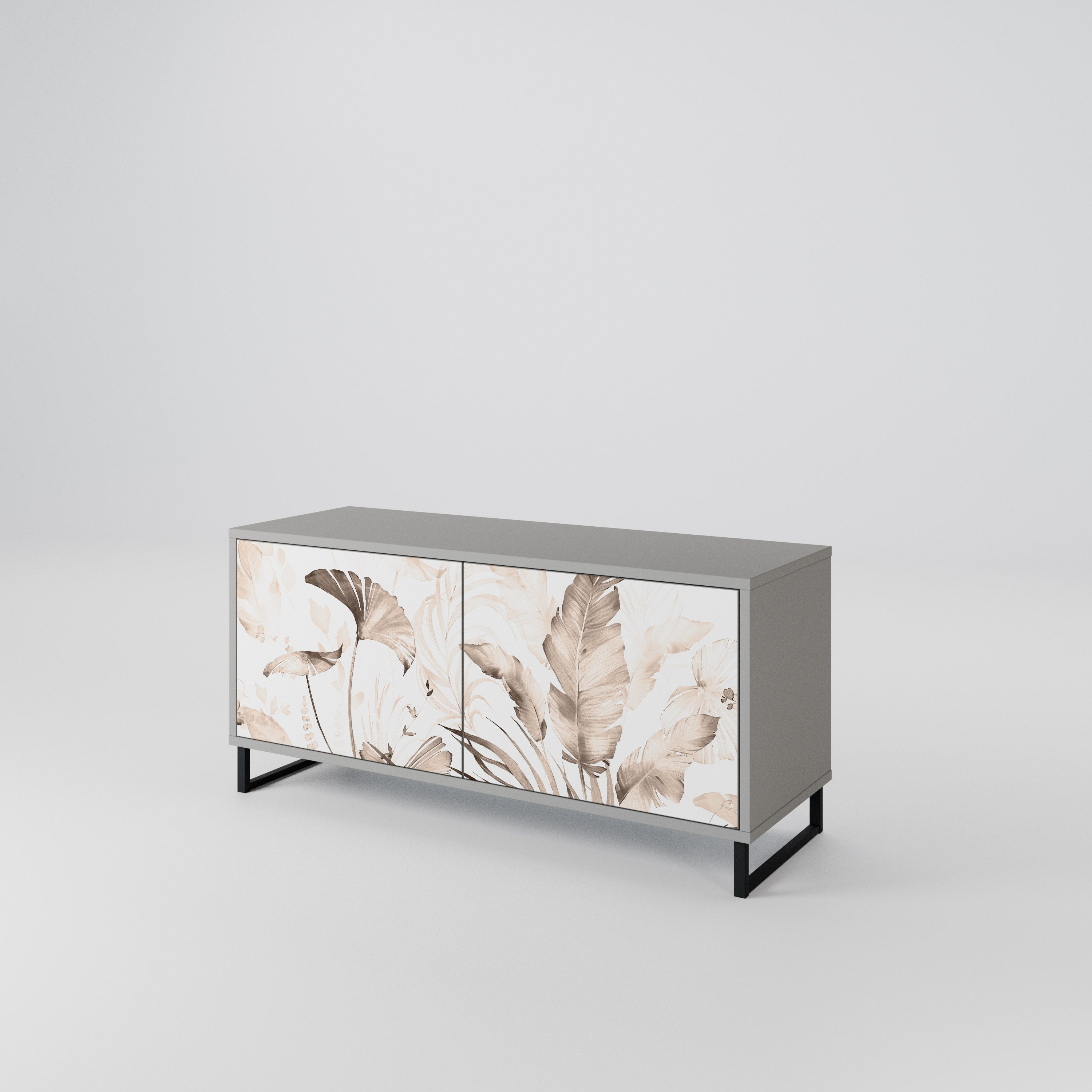 WILD TENDERNESS Mueble de TV Compacto de 2 puertas