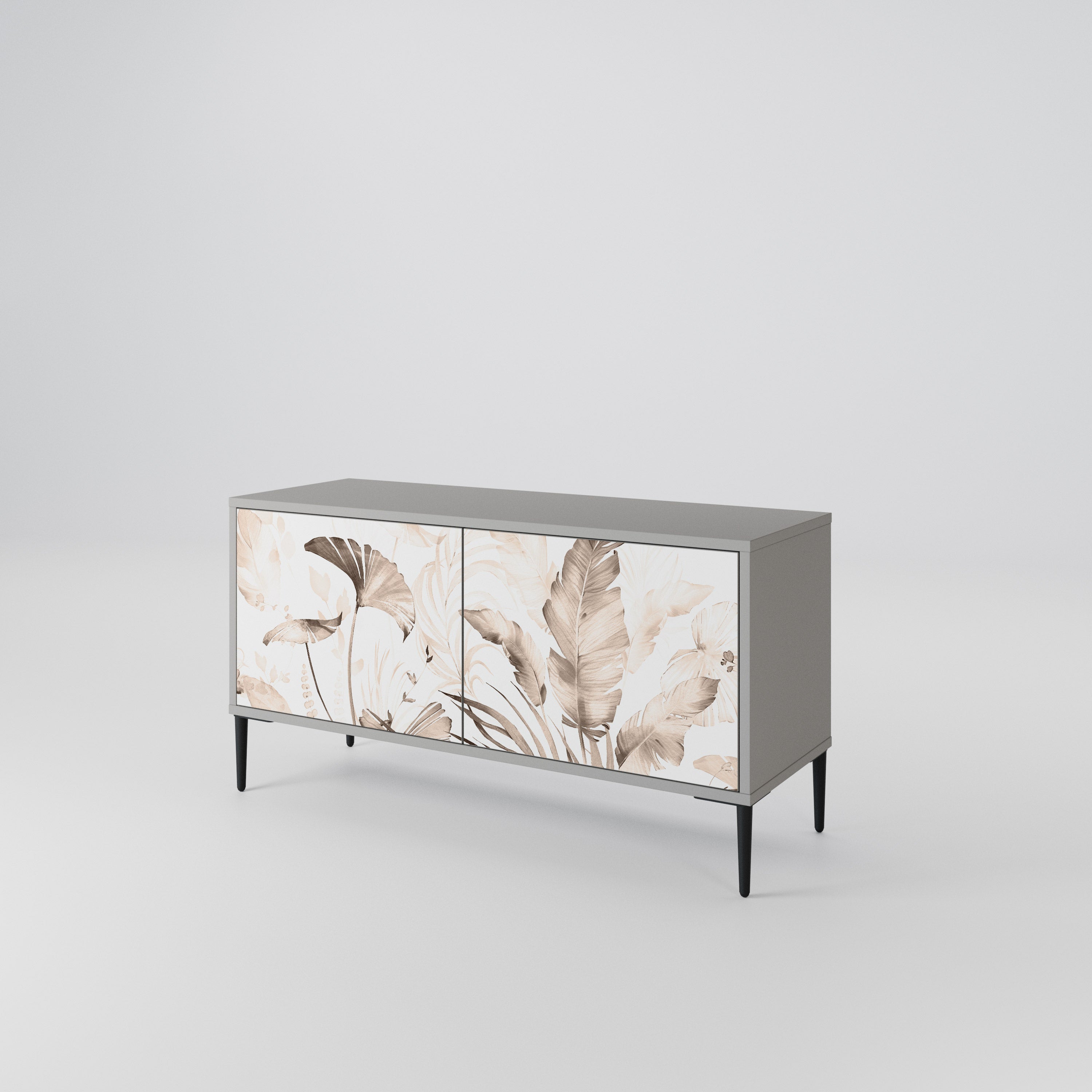 WILD TENDERNESS Mueble de TV Compacto de 2 puertas