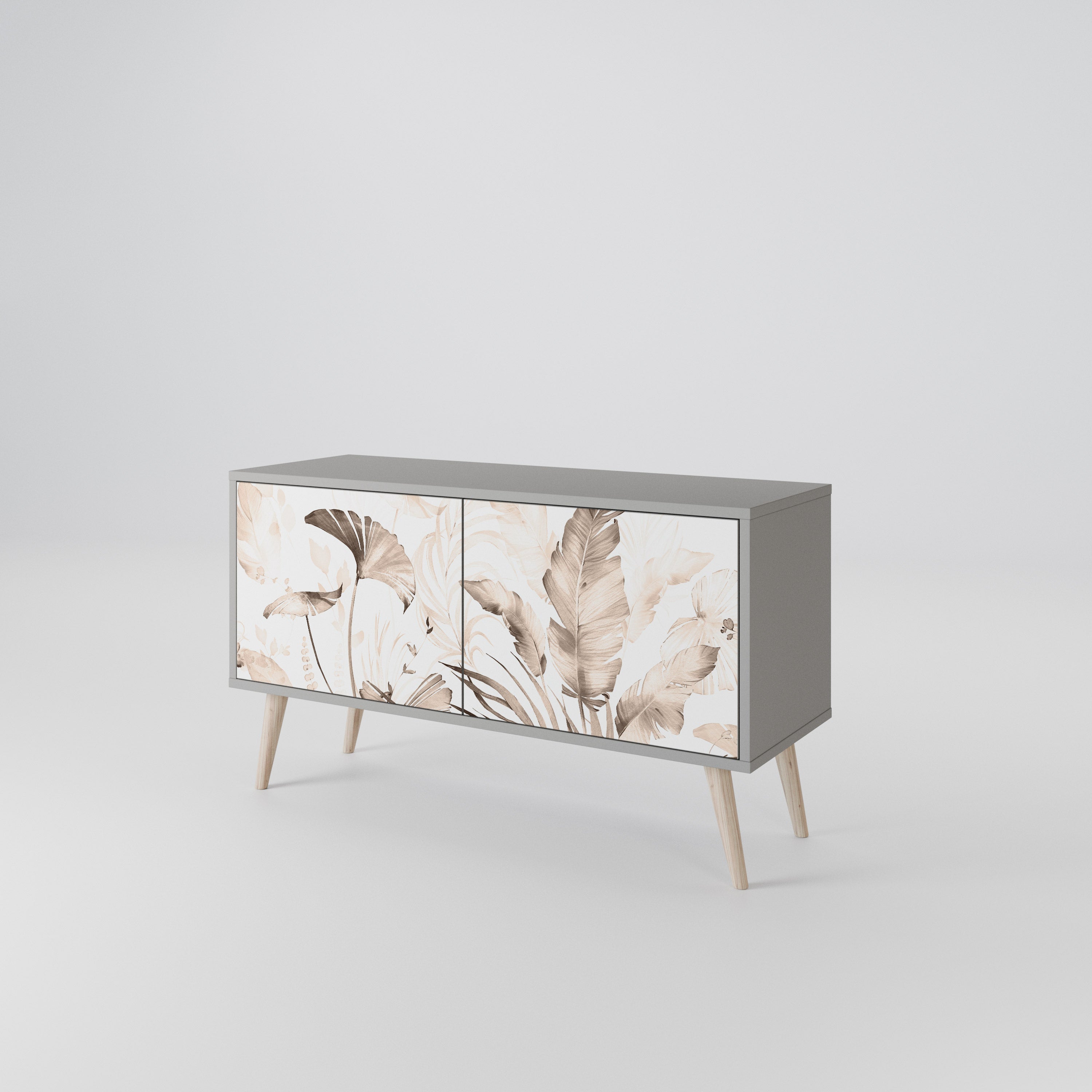 WILD TENDERNESS Mueble de TV Compacto de 2 puertas