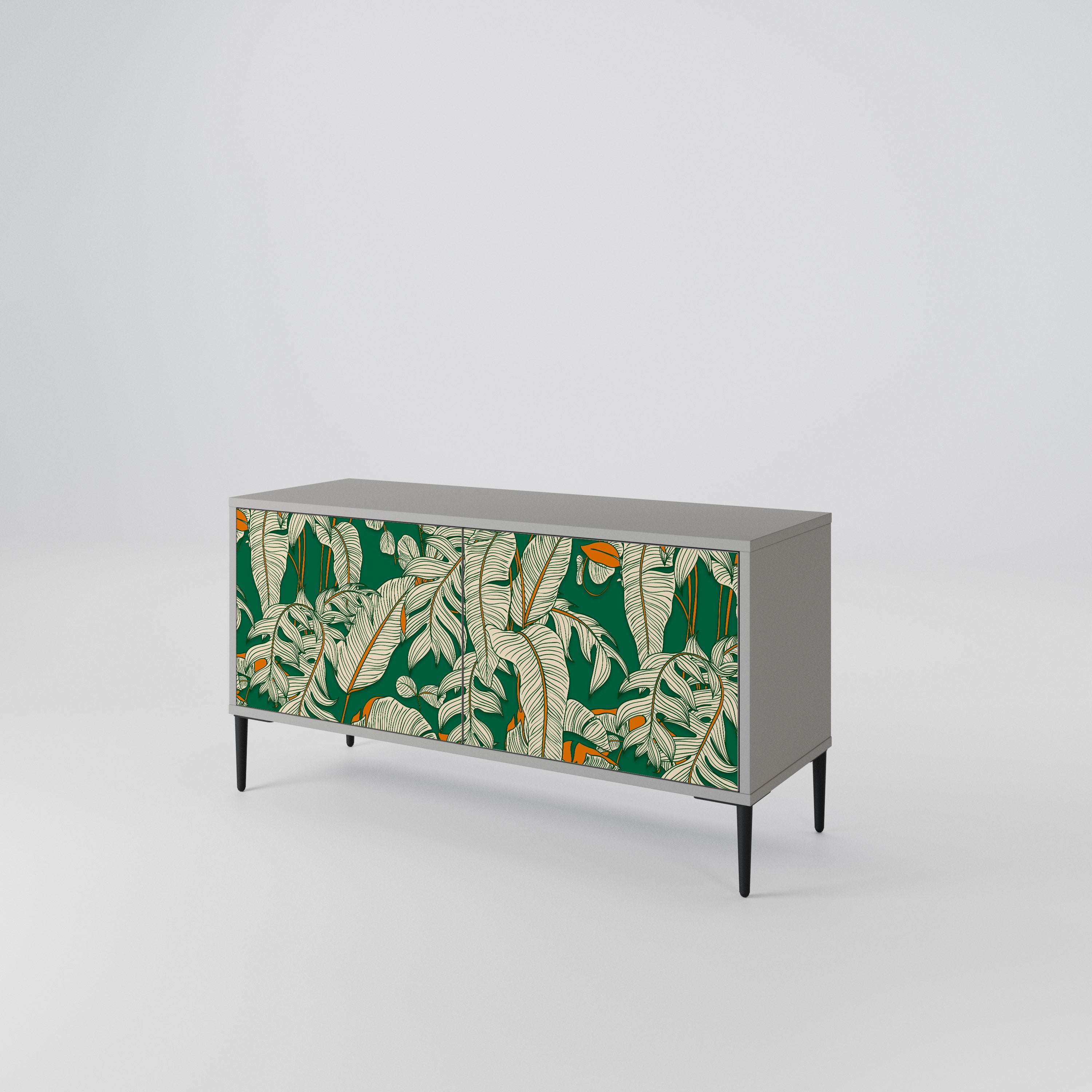 VERDANT PLEASURES Mueble de TV Compacto de 2 puertas