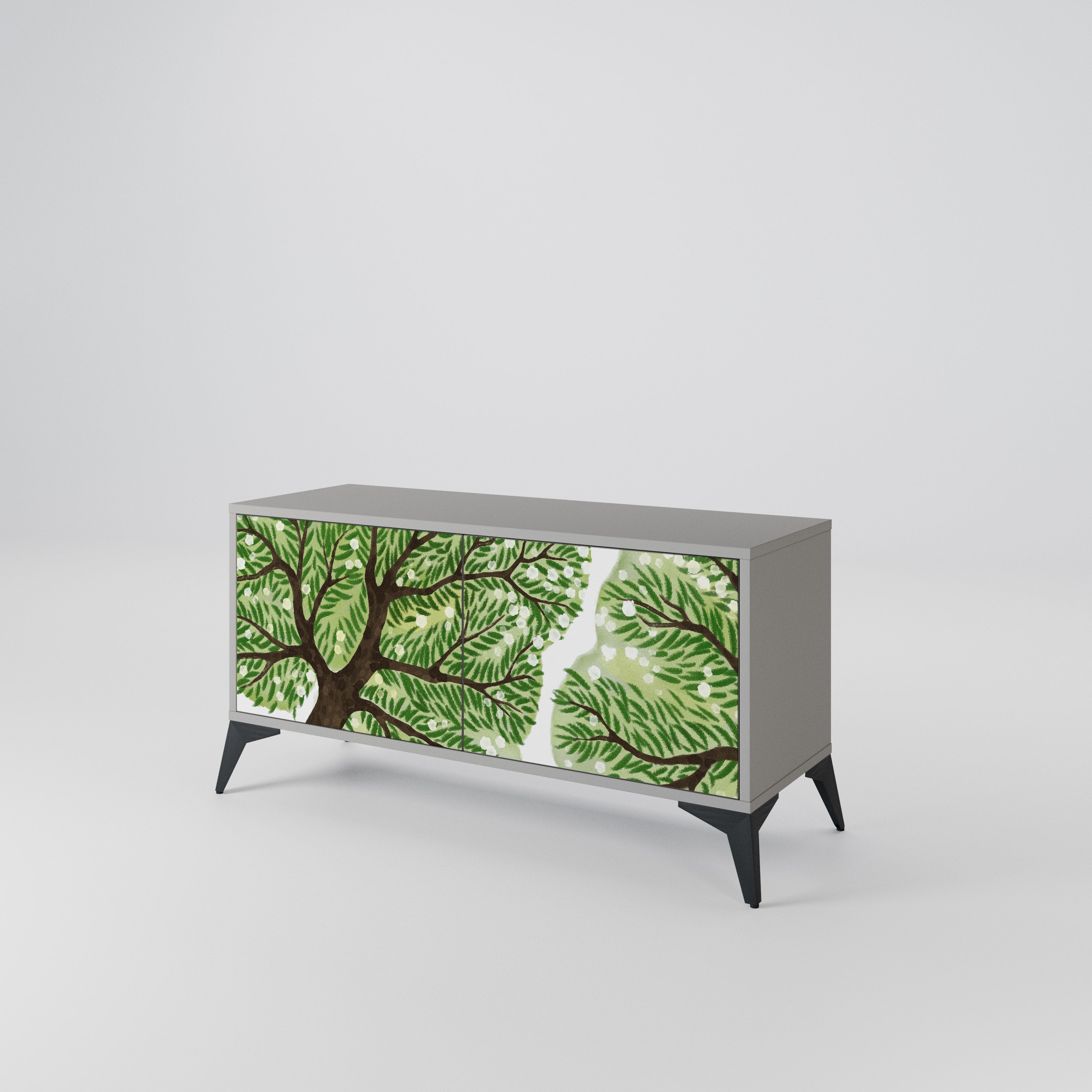 WILDERNESS DASH Mueble de TV Compacto de 2 puertas