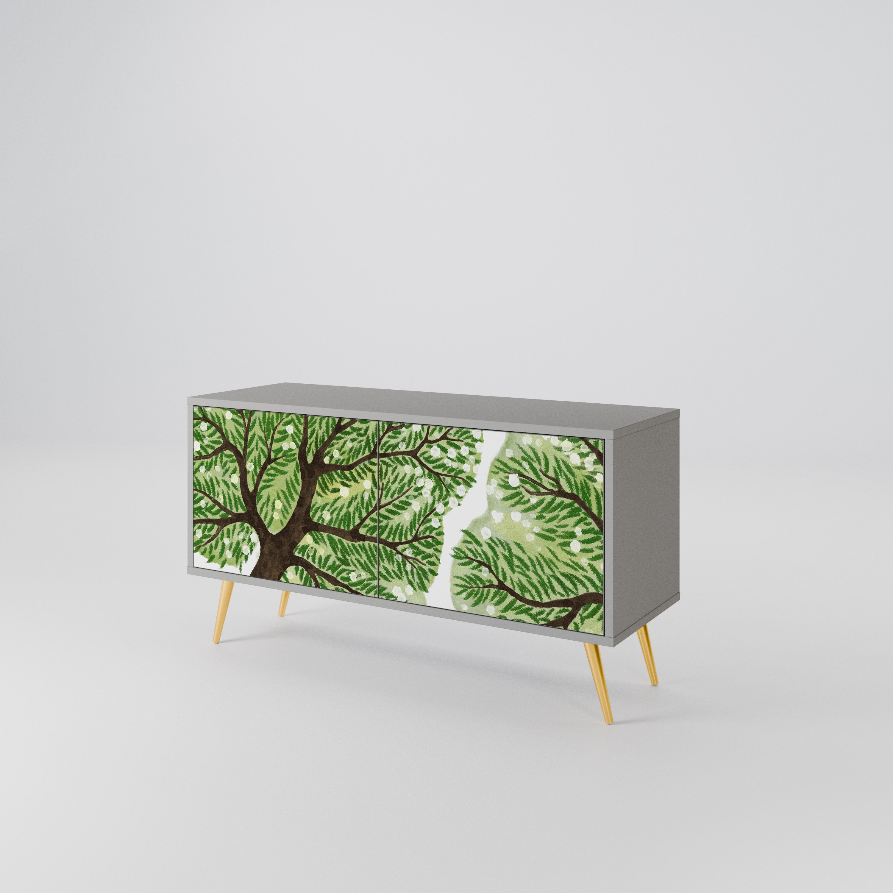 WILDERNESS DASH Mueble de TV Compacto de 2 puertas