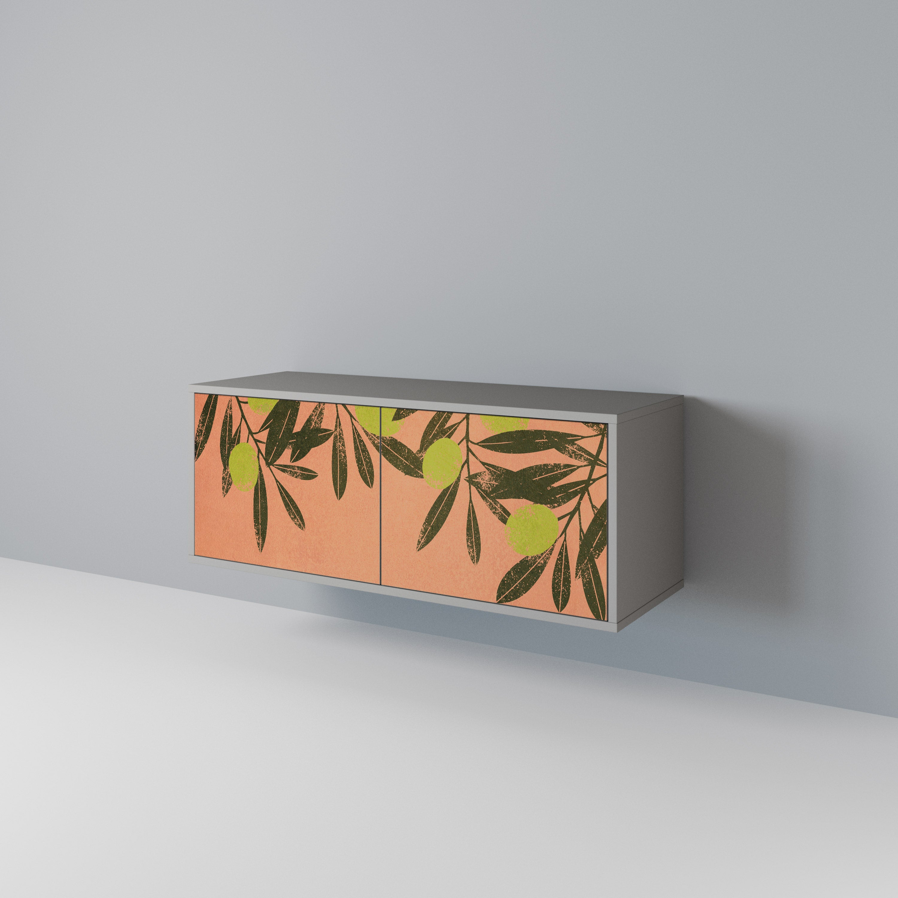 JUICY OLIVES Mueble de TV Compacto de 2 puertas