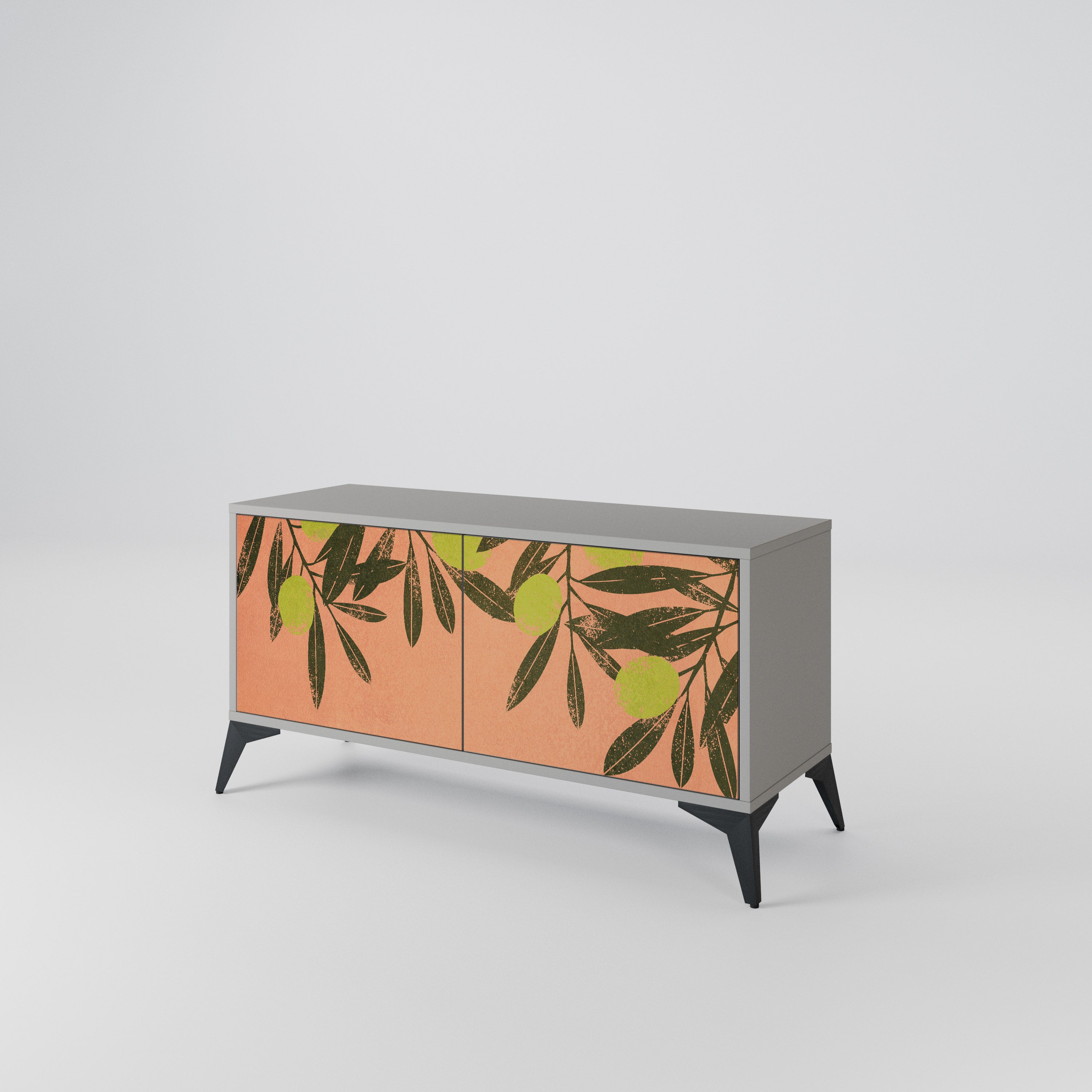 JUICY OLIVES Mueble de TV Compacto de 2 puertas