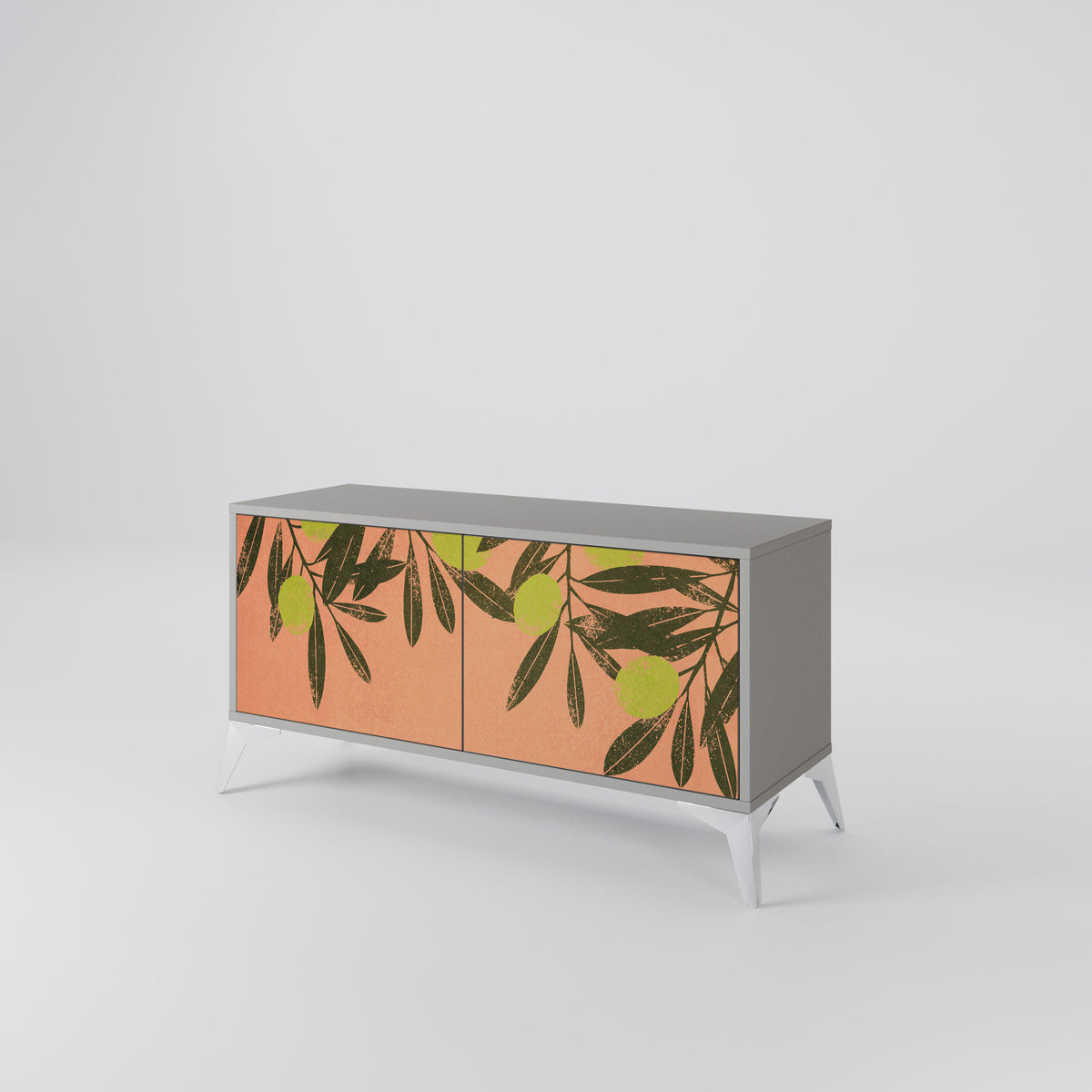 JUICY OLIVES Mueble de TV Compacto de 2 puertas