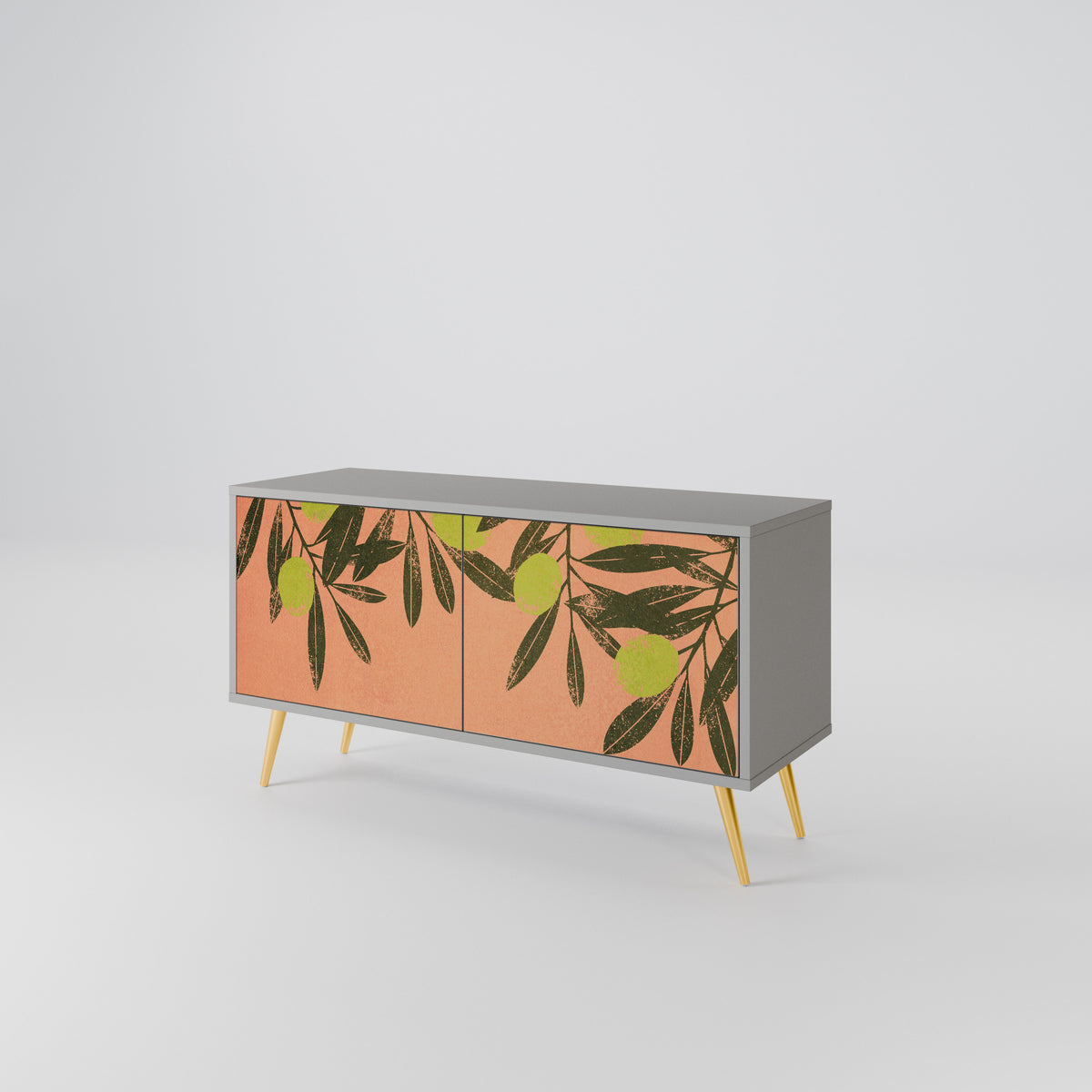 JUICY OLIVES Mueble de TV Compacto de 2 puertas