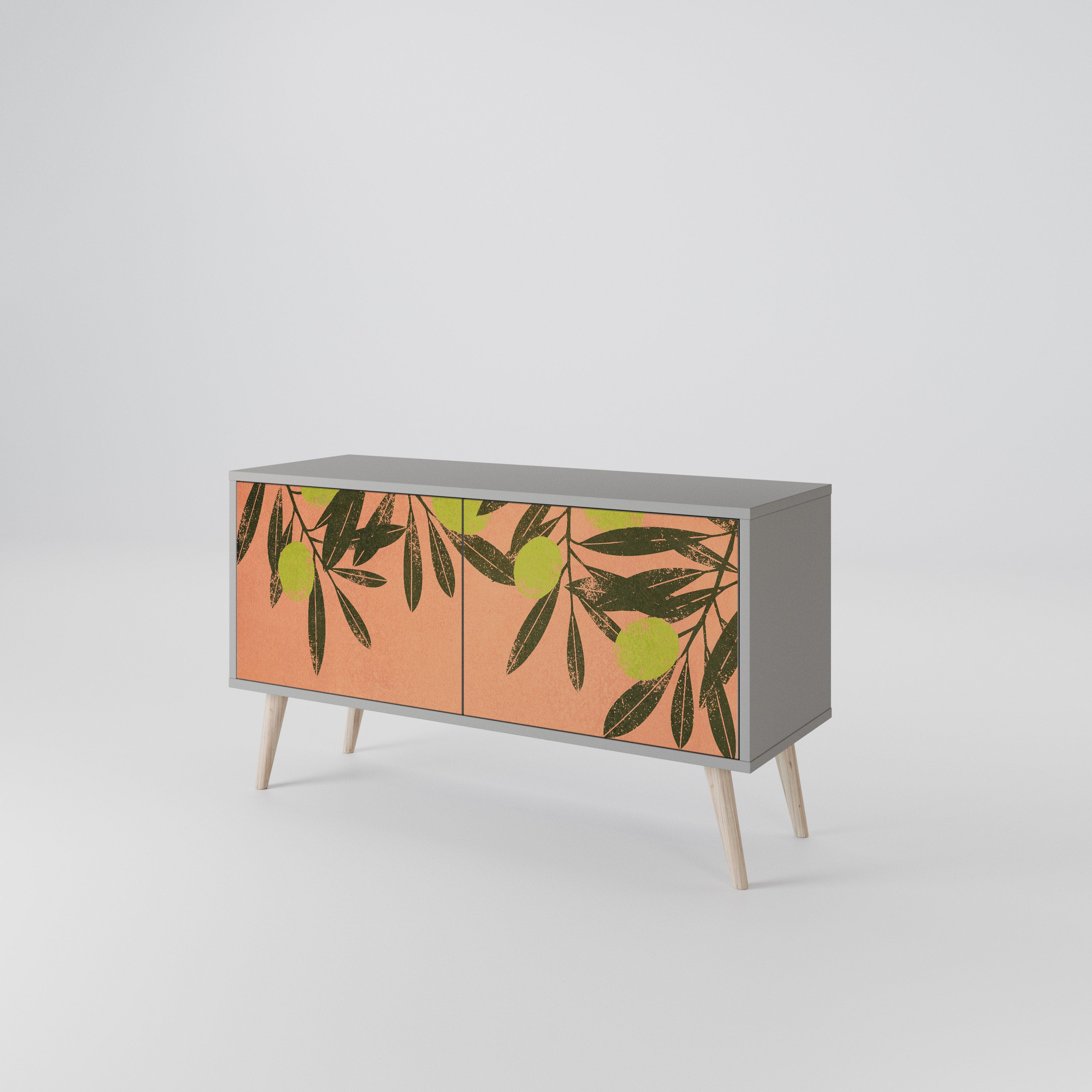 JUICY OLIVES Mueble de TV Compacto de 2 puertas