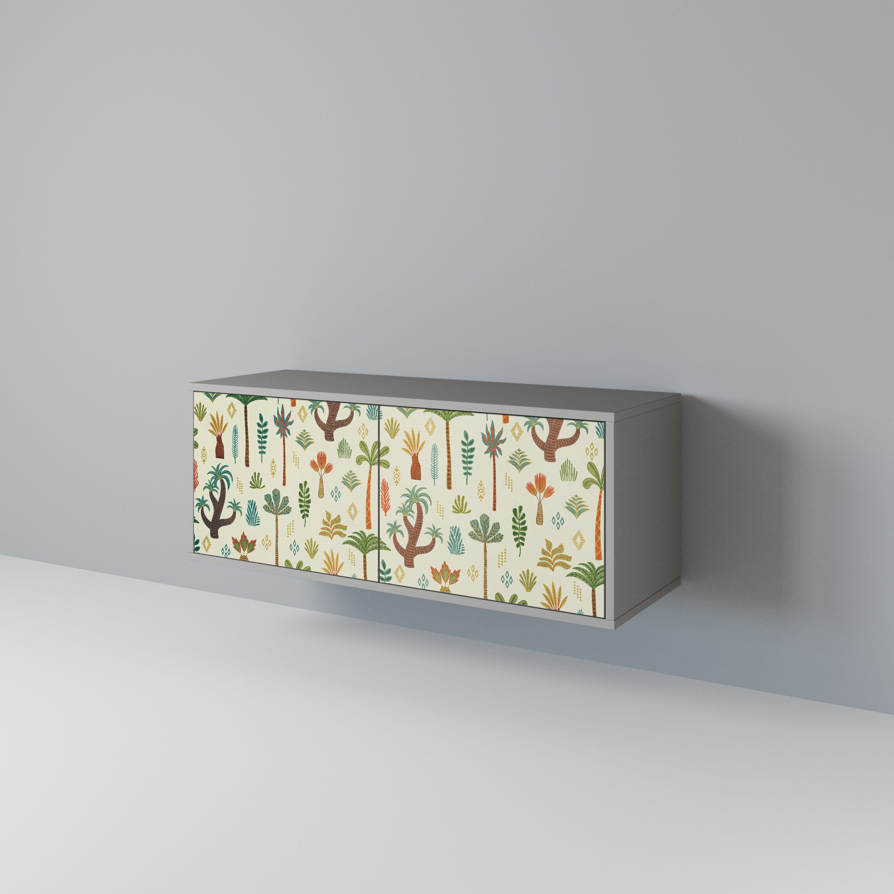 PALM SPRING Mueble de TV Compacto de 2 puertas