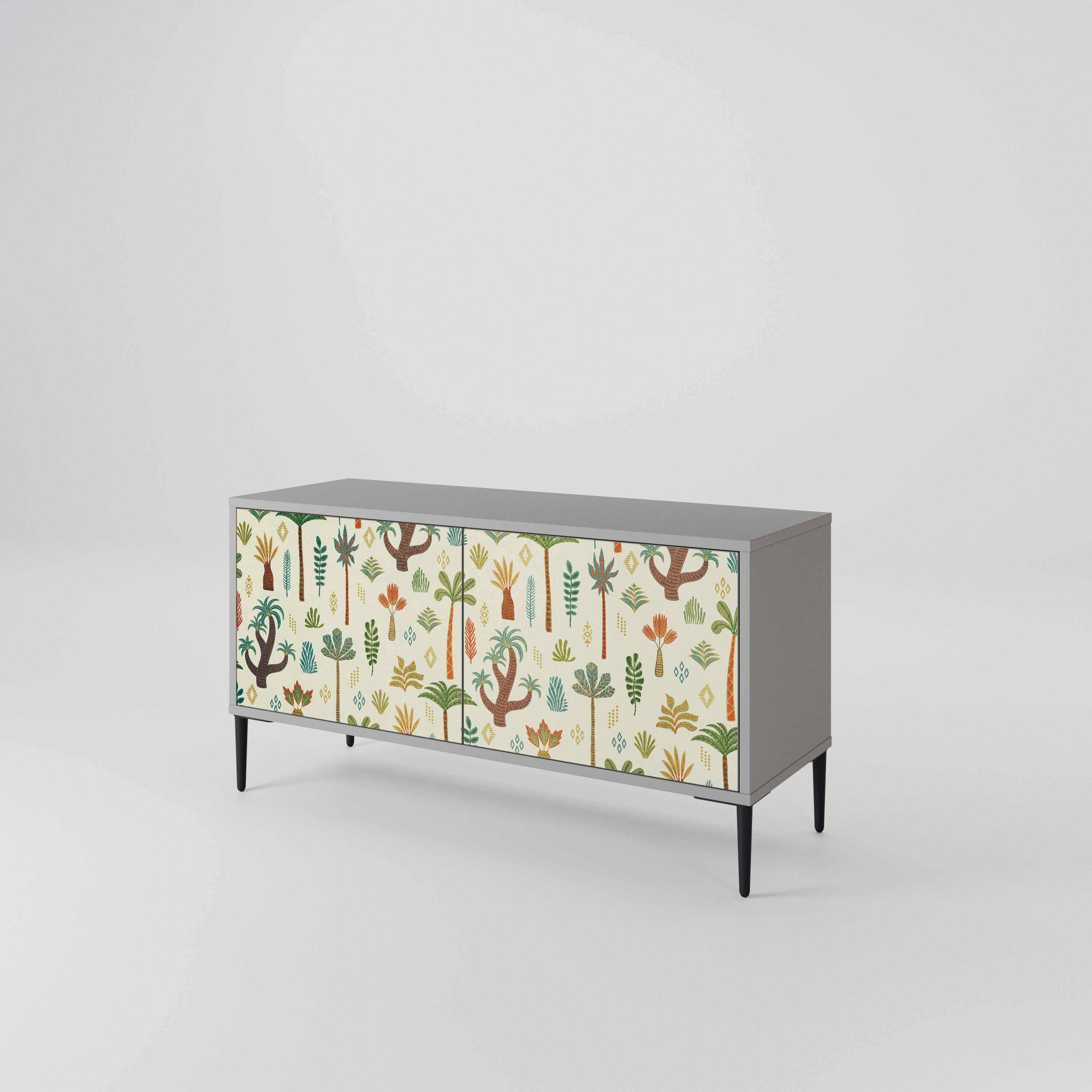 PALM SPRING Mueble de TV Compacto de 2 puertas