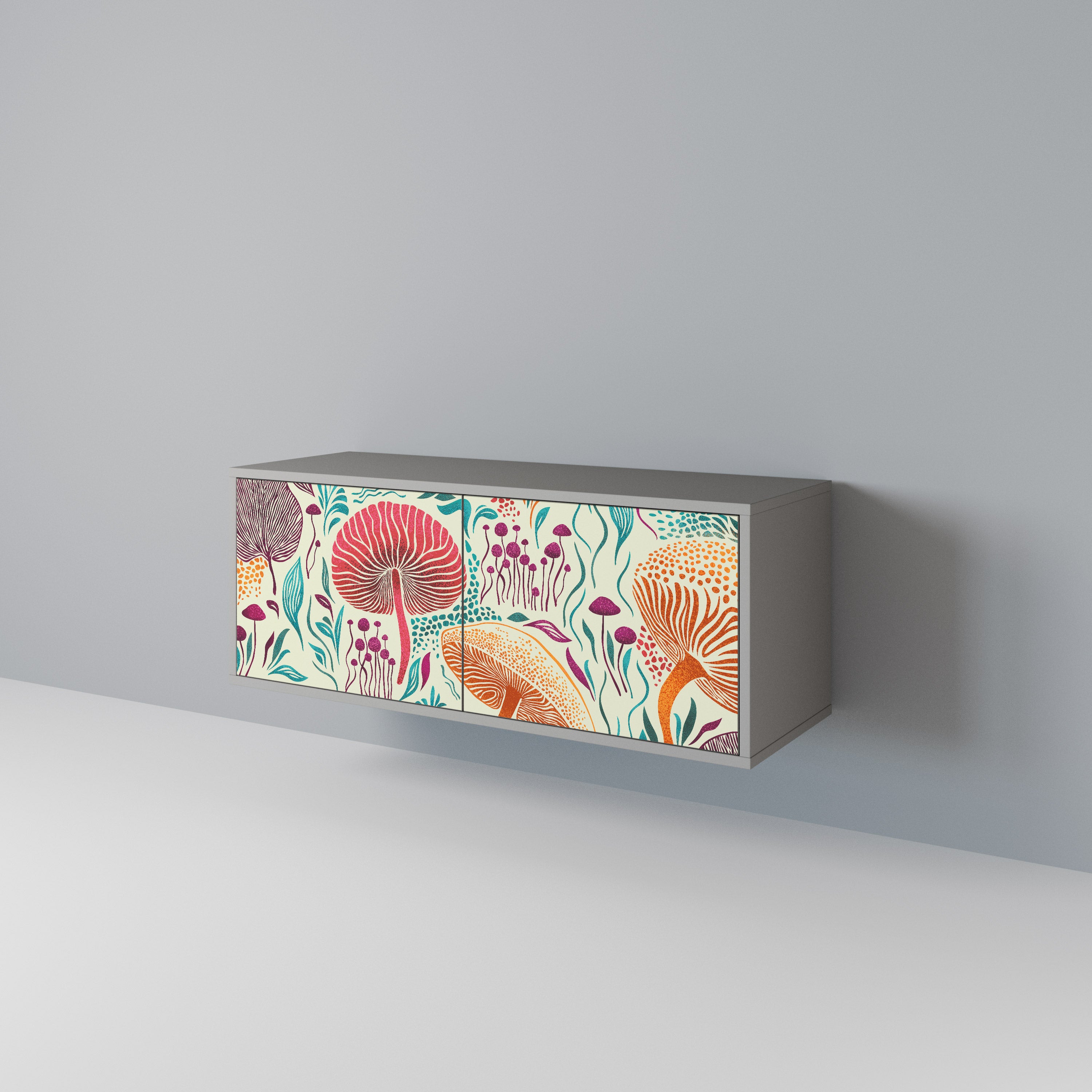 FUNGUS FANTASY Mueble de TV Compacto de 2 puertas