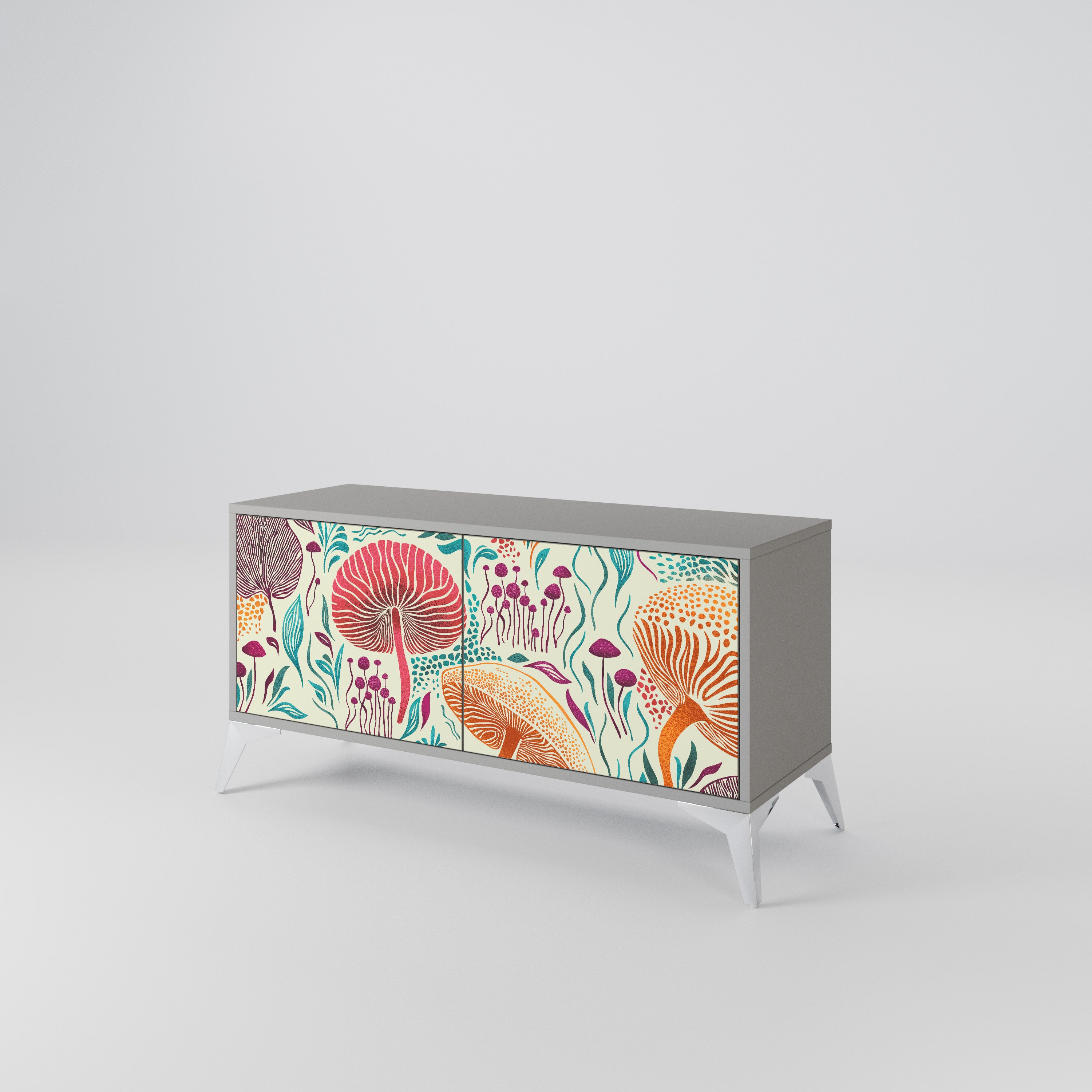 FUNGUS FANTASY Mueble de TV Compacto de 2 puertas