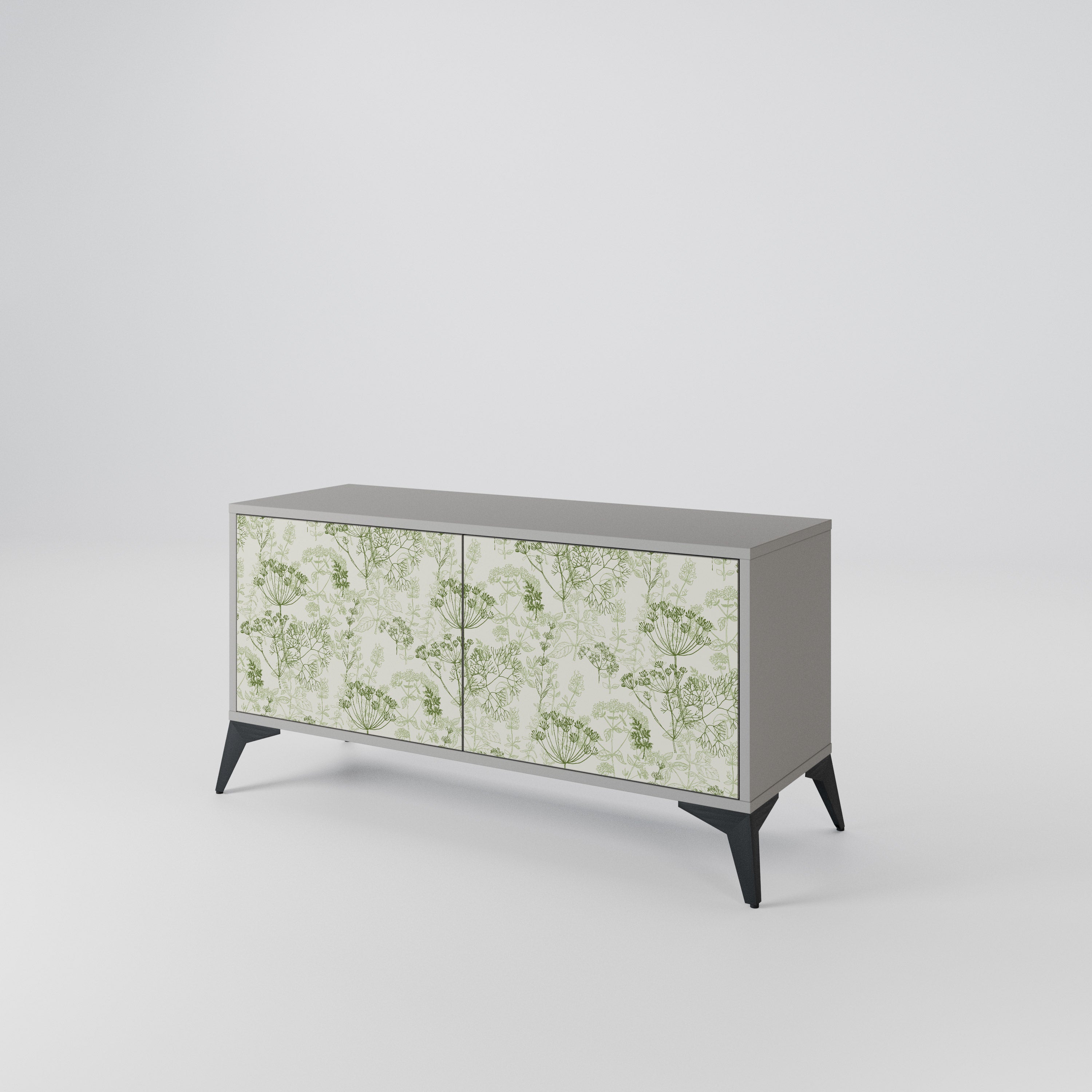 FENNEL BALDACHIN Mueble de TV Compacto de 2 puertas