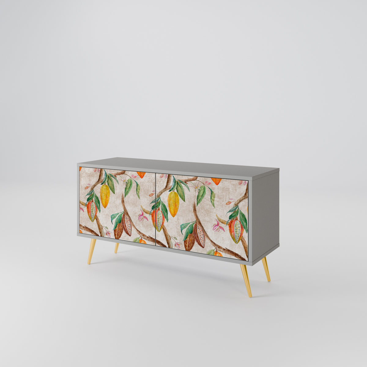 COCOA FRUITS Compact 2-Door TV Cabinet