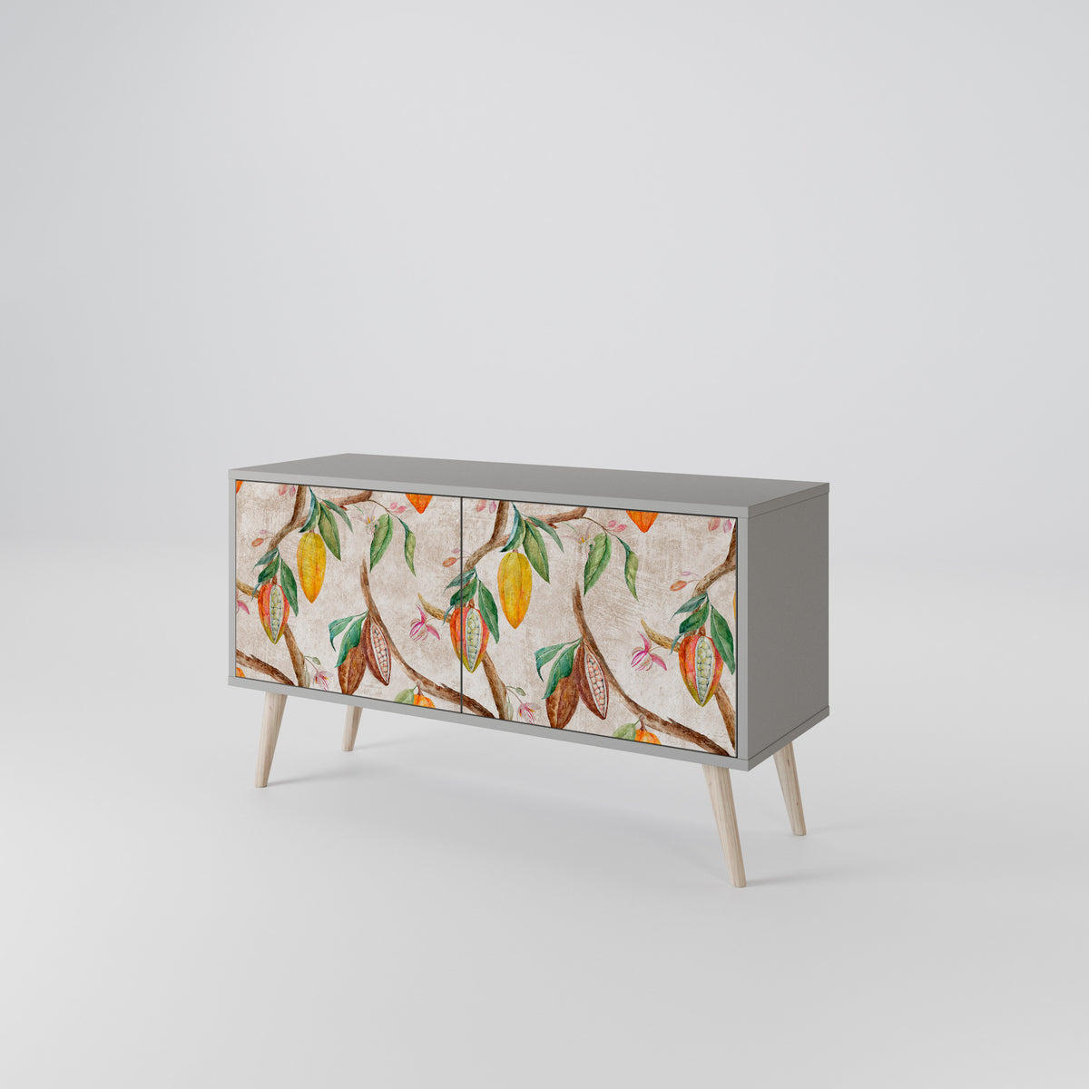 COCOA FRUITS Compact 2-Door TV Cabinet