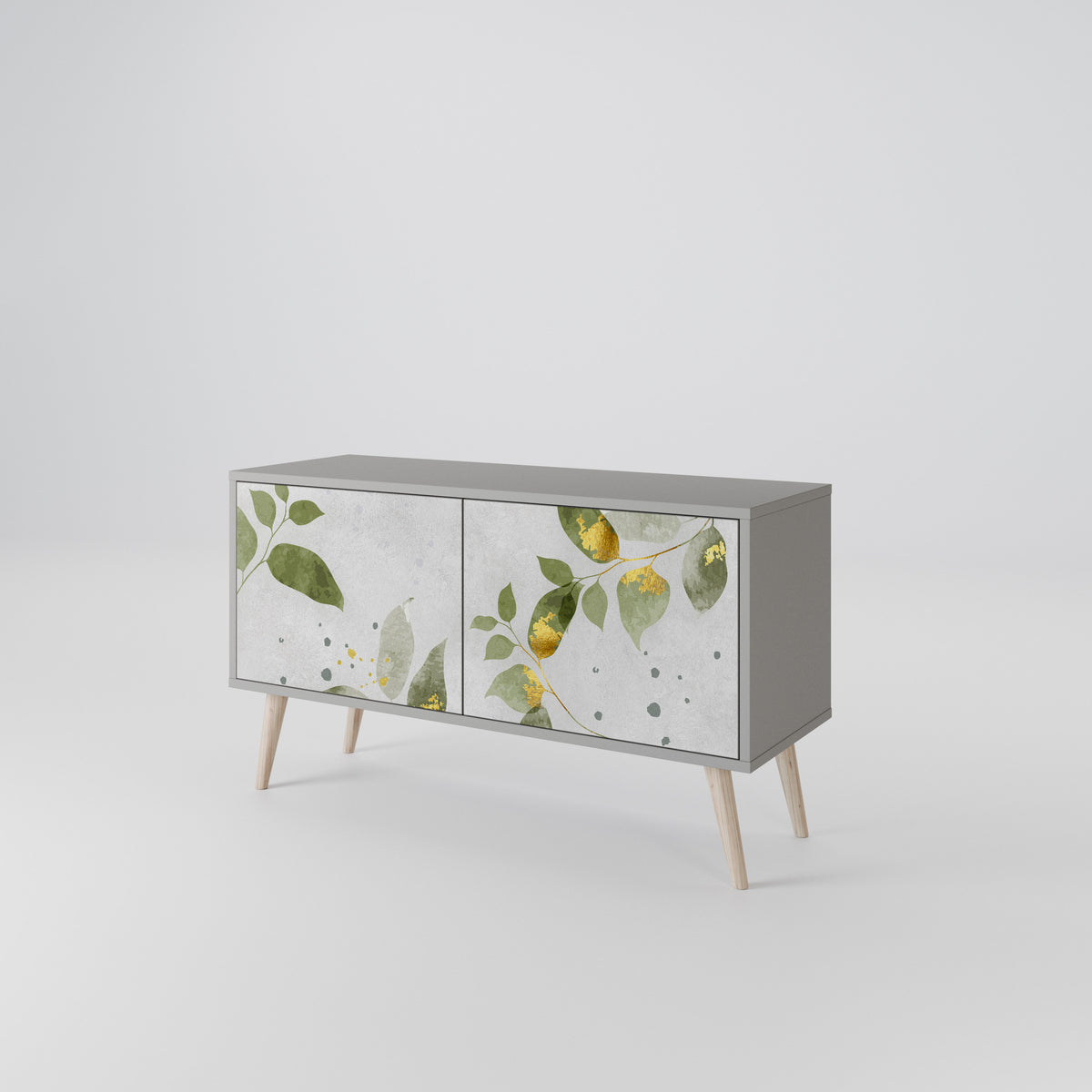ELEGANT BOTANICS Kompaktní dvoudveřový TV stolek